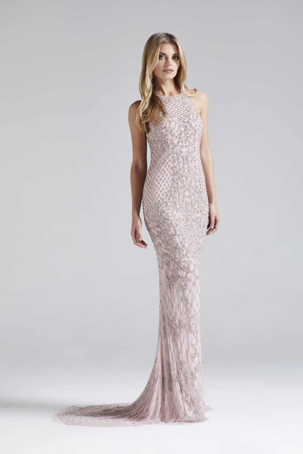 HANZADE ALTAYLISırt Detaylı İşlemeli Elbise