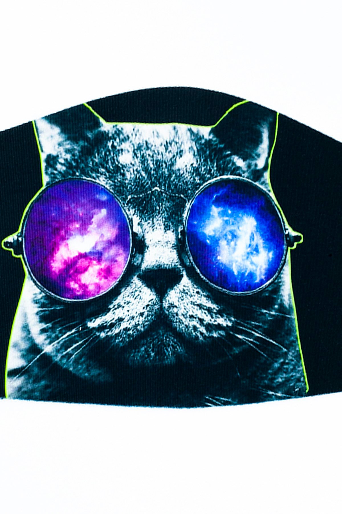ÇILGIN KEDİ MODEL BASKILI NANO MASKE