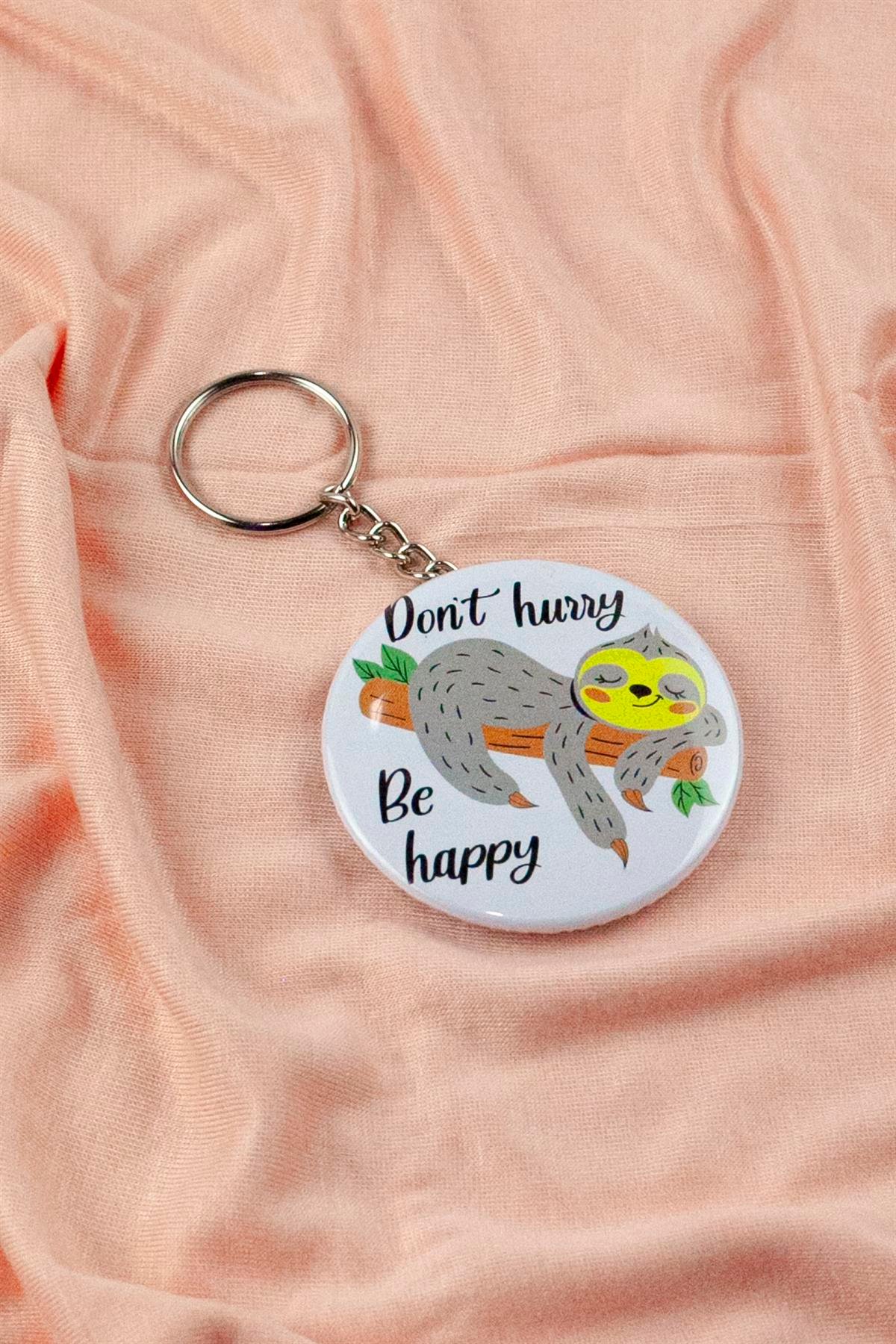 Don't Huvy Be Happy Tasarım Koala Açacak Anahtarlık