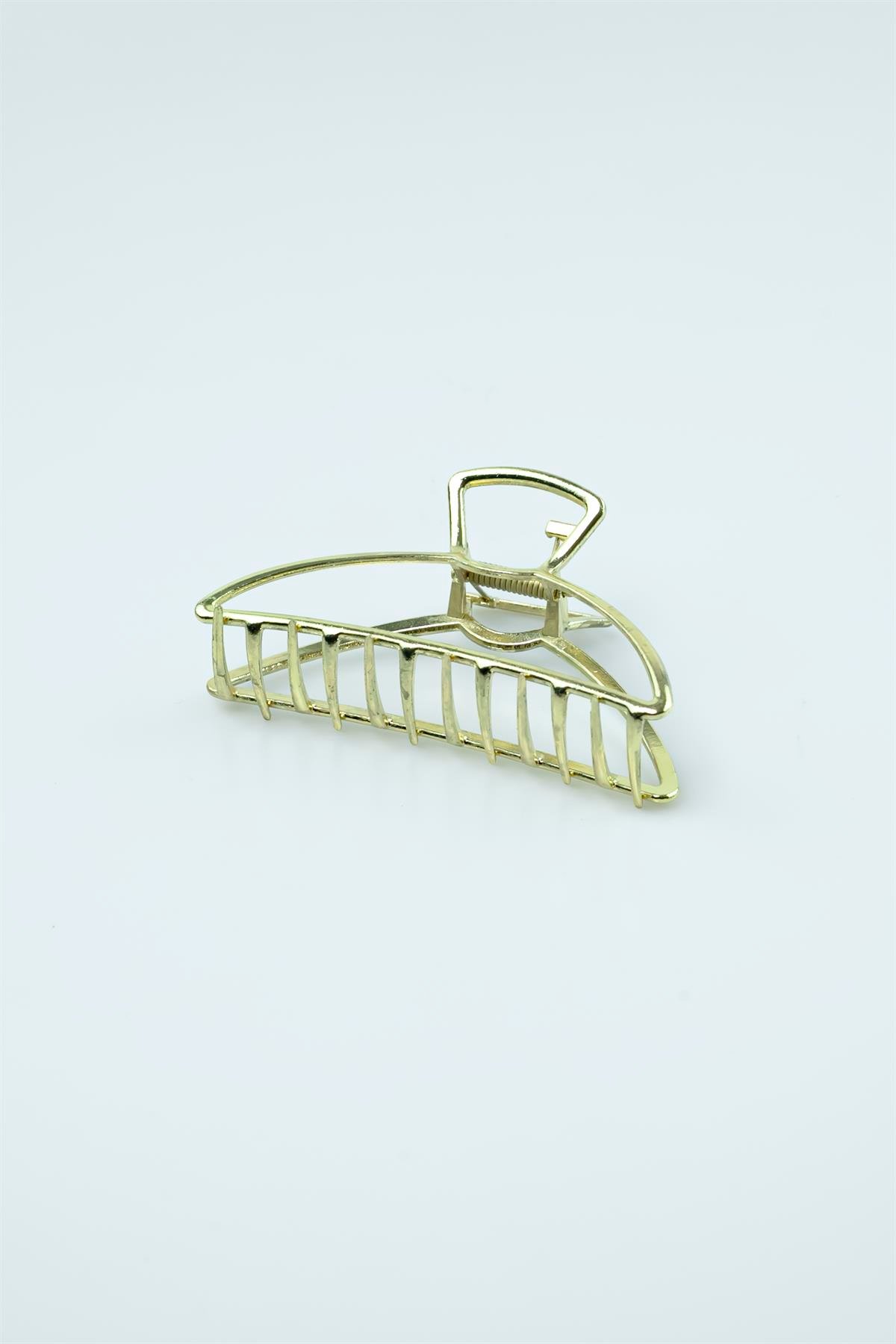 Gold Renk Oval Tasarım Kıskaçlı Metal Toka 5002