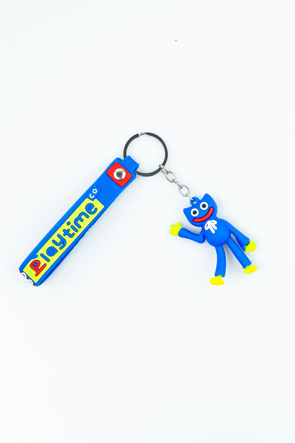 Mavi Playtime Baskılı Komik Karakter Figürlü Silikon Anahtarlık 4218