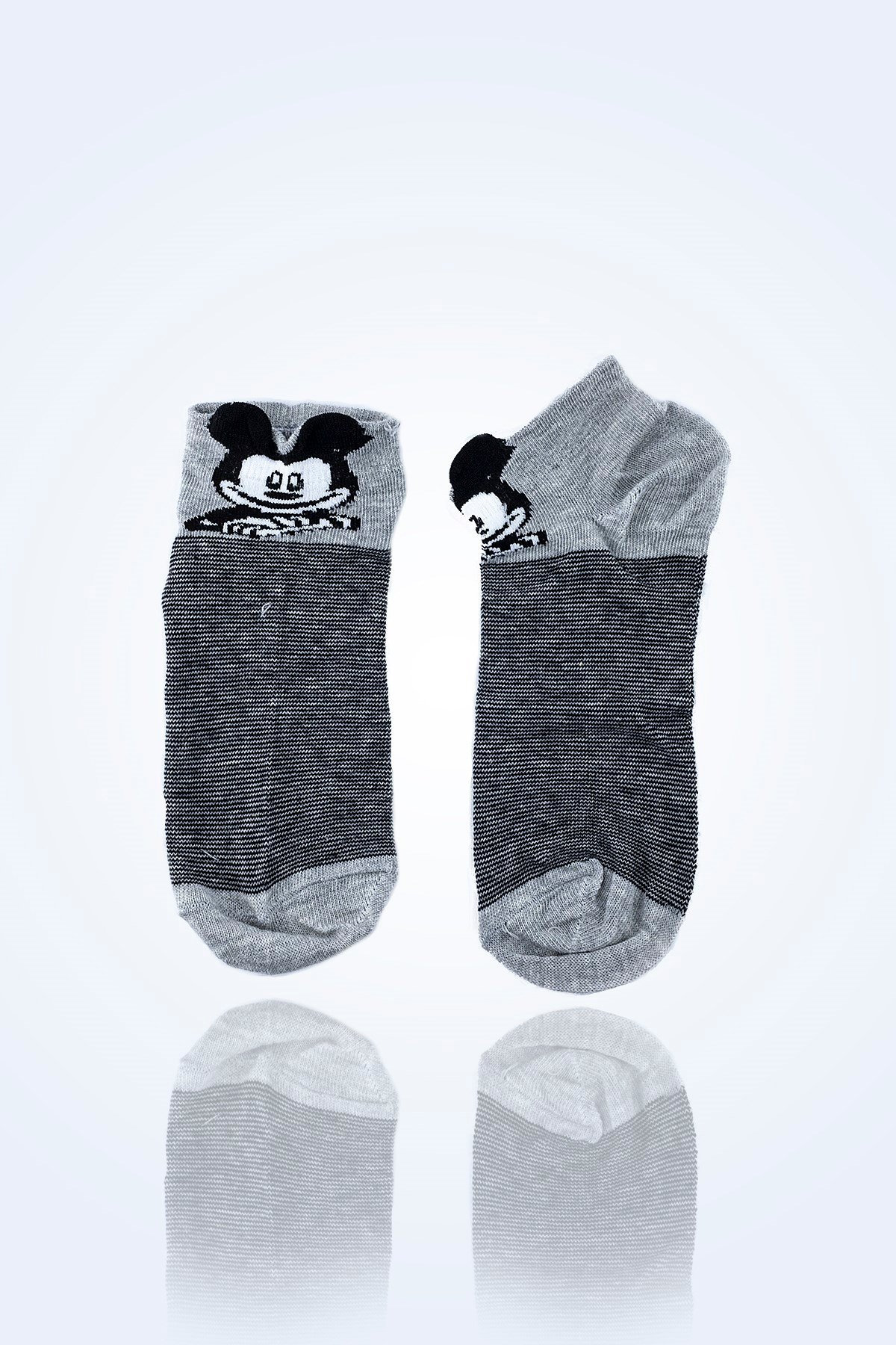 MICKEY MOUSE MODEL GRI KADIN CORAP