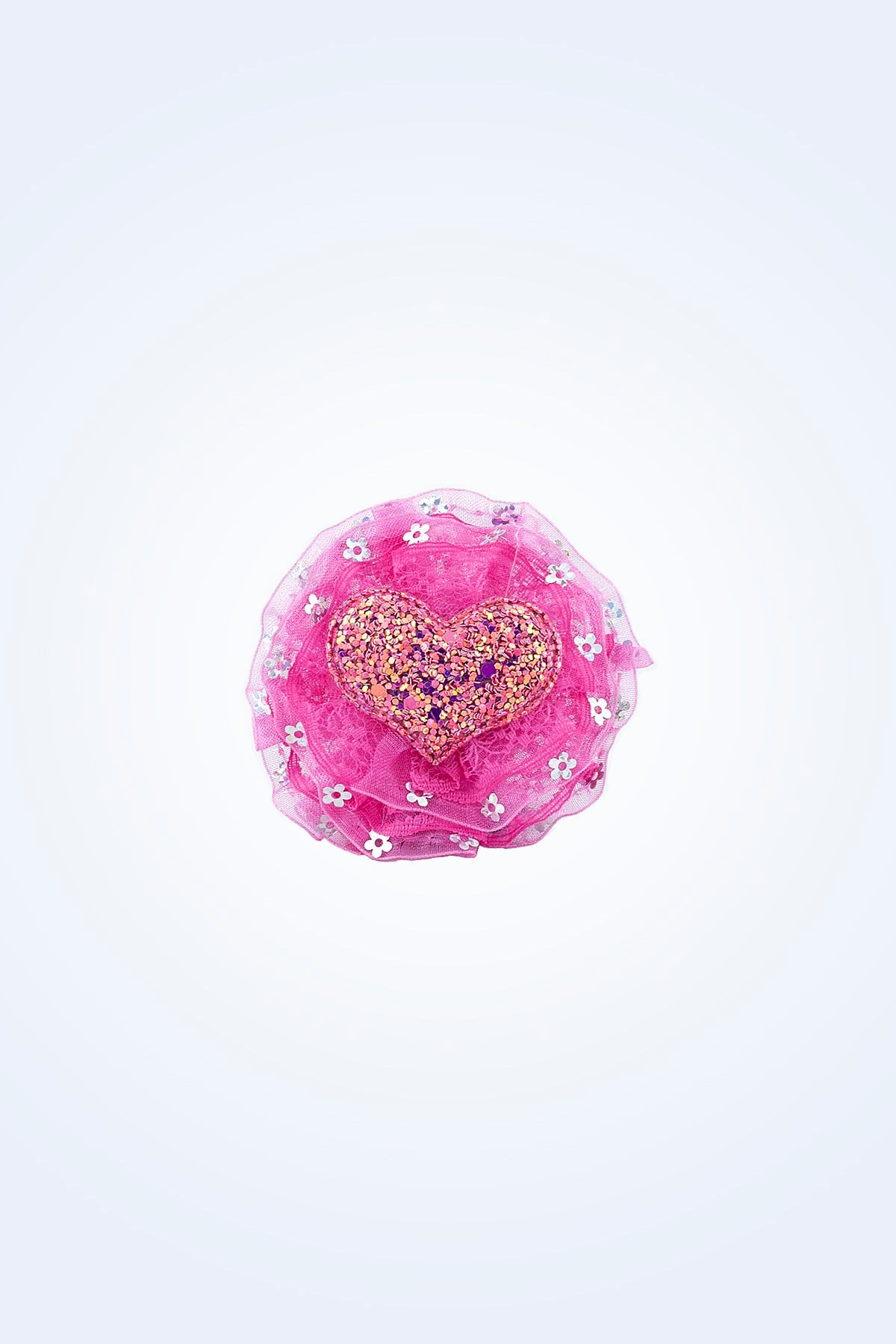 PEMBE KALPLİ TÜL TOKA