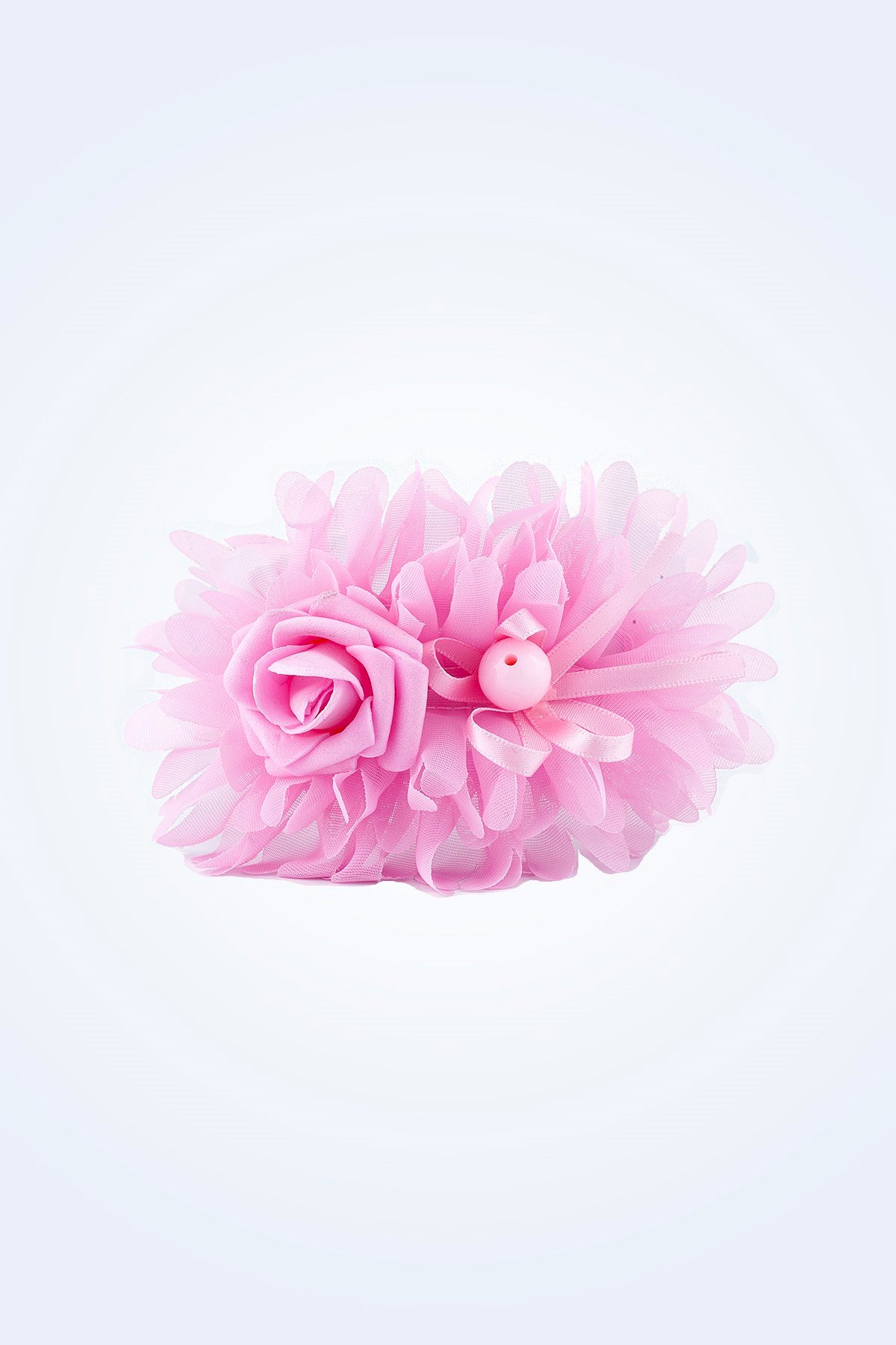 PEMBE TÜLLÜ ÇOCUK TAÇ TOKA