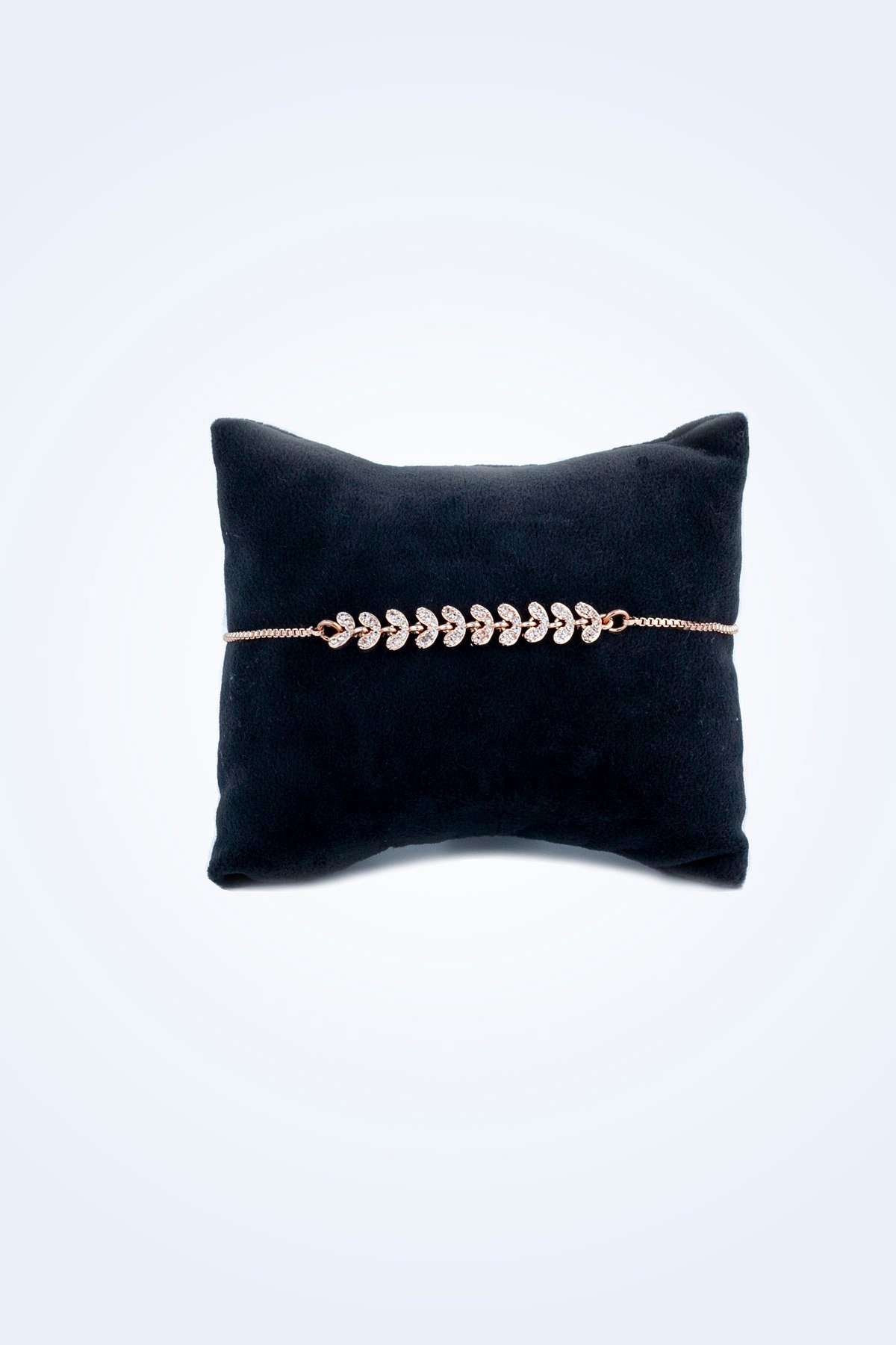 ROSE GOLD KADIN BİLEKLİK ZARİF ZİRKON TAŞLI