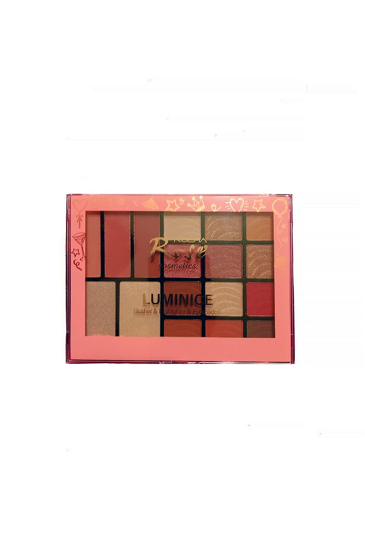 ROSE LUMINICE BLUSHER & HIGHLIGHTER FAR PALETI R722