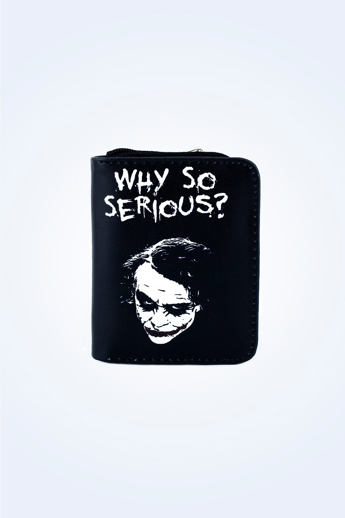 WHY SO SERIOUS JOKER TASARIM BASKILI CÜZDAN