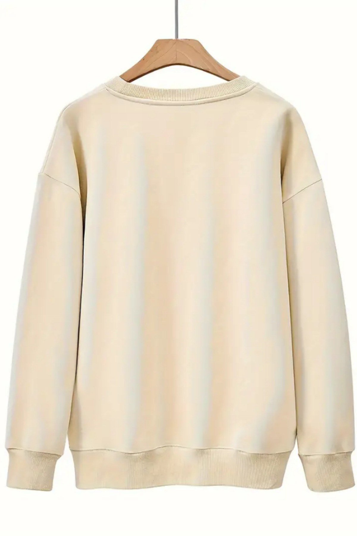 Tarz CoolSweatshirtKDSWT59R02-2Kadın Bisiklet Yaka Basic Oversize Sweatshirt