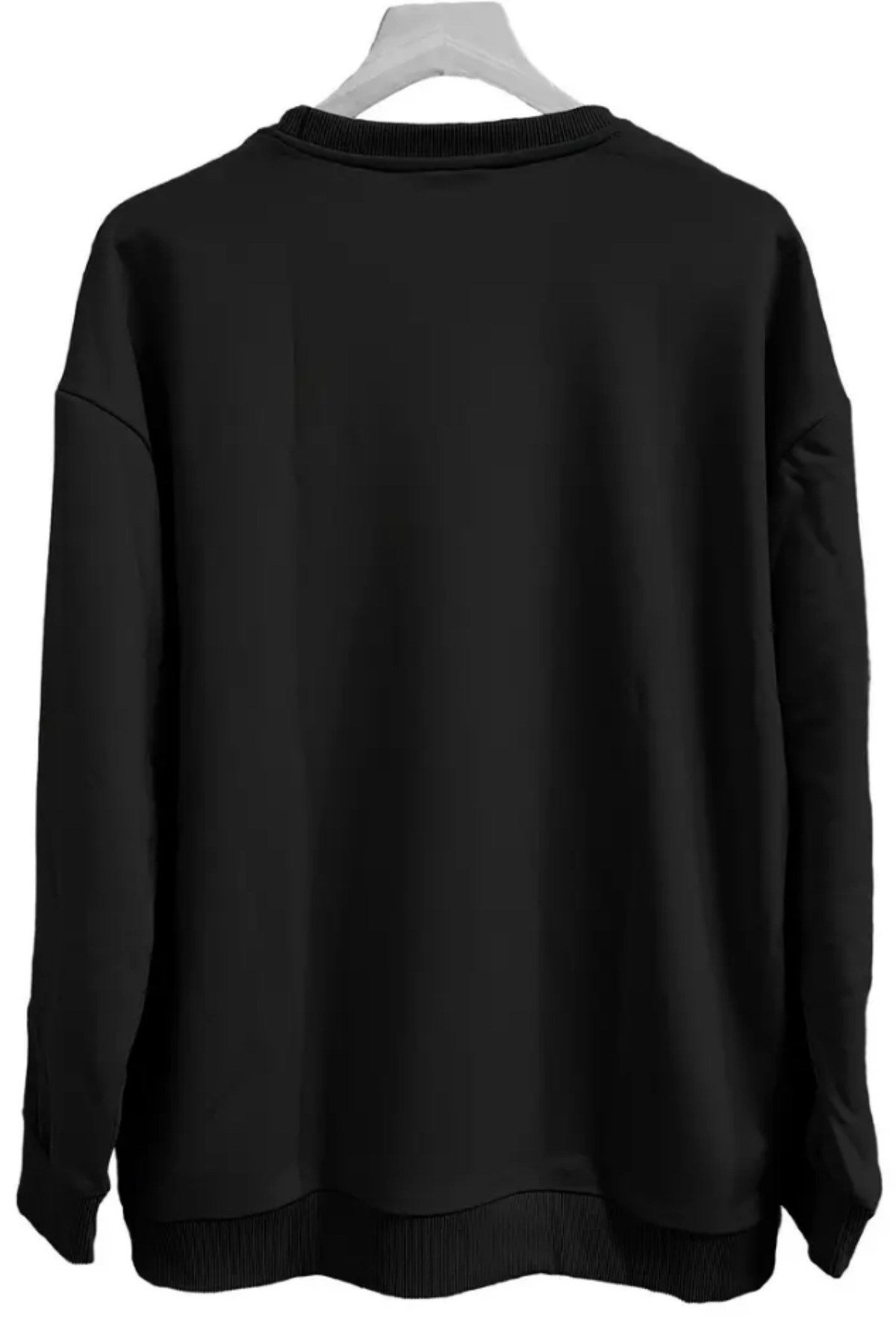 Tarz CoolSweatshirtKDSWT59R02-2Kadın Bisiklet Yaka Basic Oversize Sweatshirt