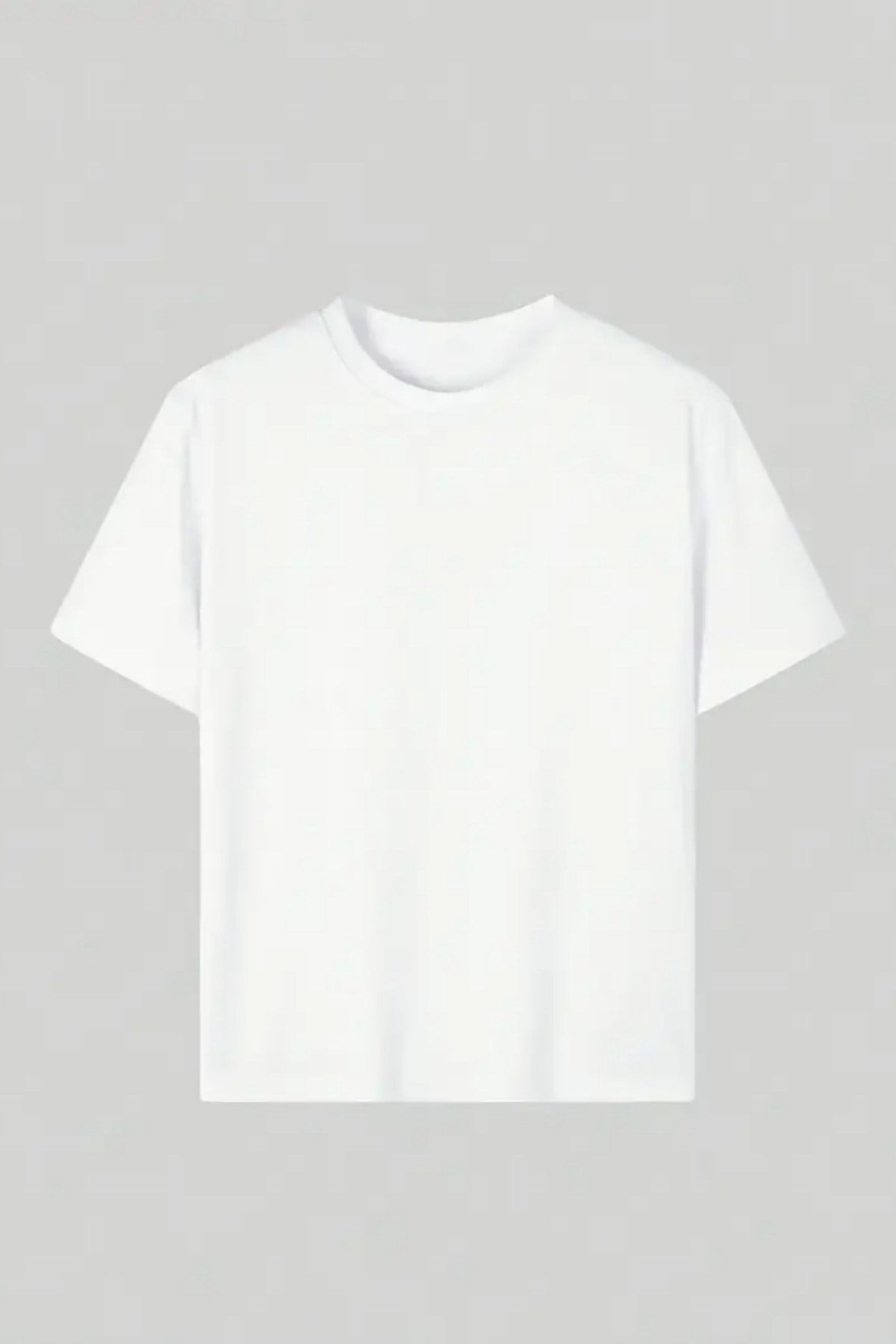 Tarz CoolT-shirtKDNOVRSZTST02R01%100 Organik Pamuk Oversize Yuvarlak Yakalı T-shirt