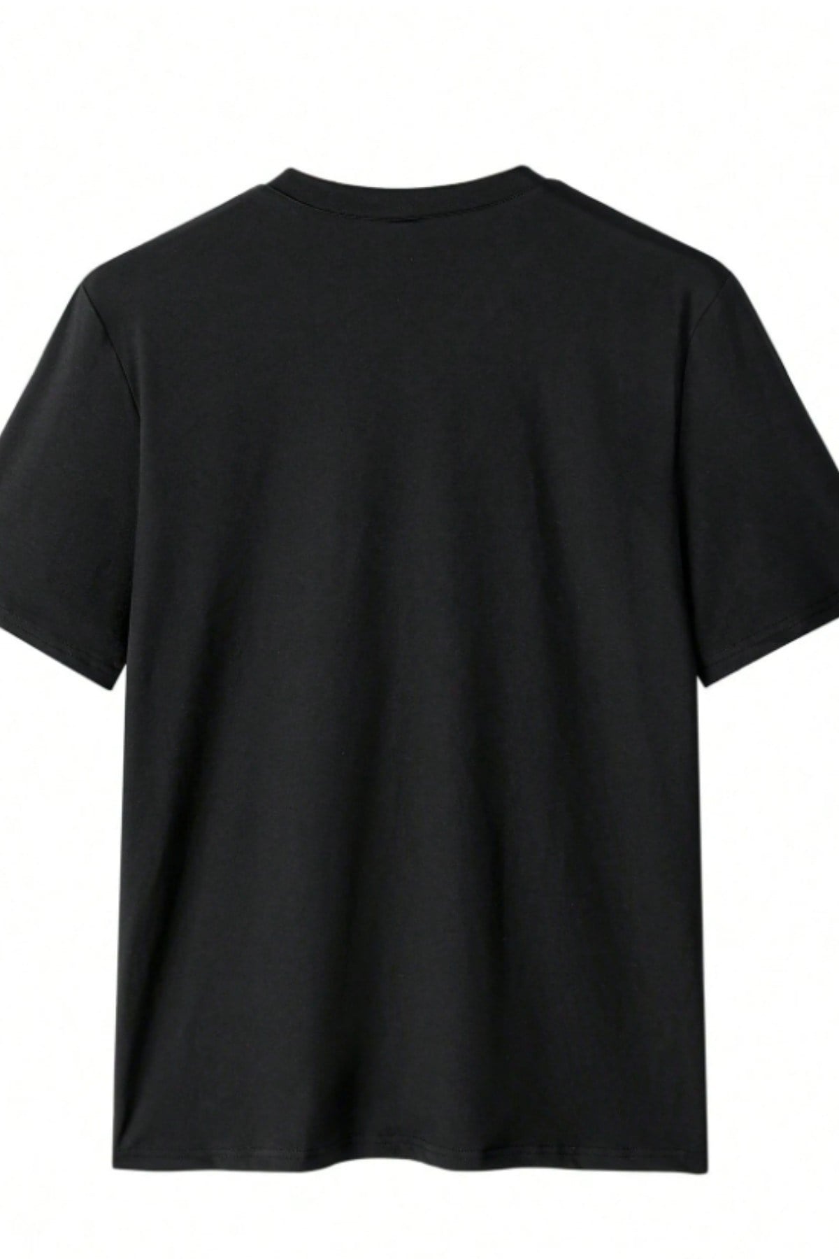 Tarz CoolT-shirtTRZ-VYKTST-026-Lacivert-LErkek %100 Pamuk V Yaka Slim Fit Dar Kesim Tişört