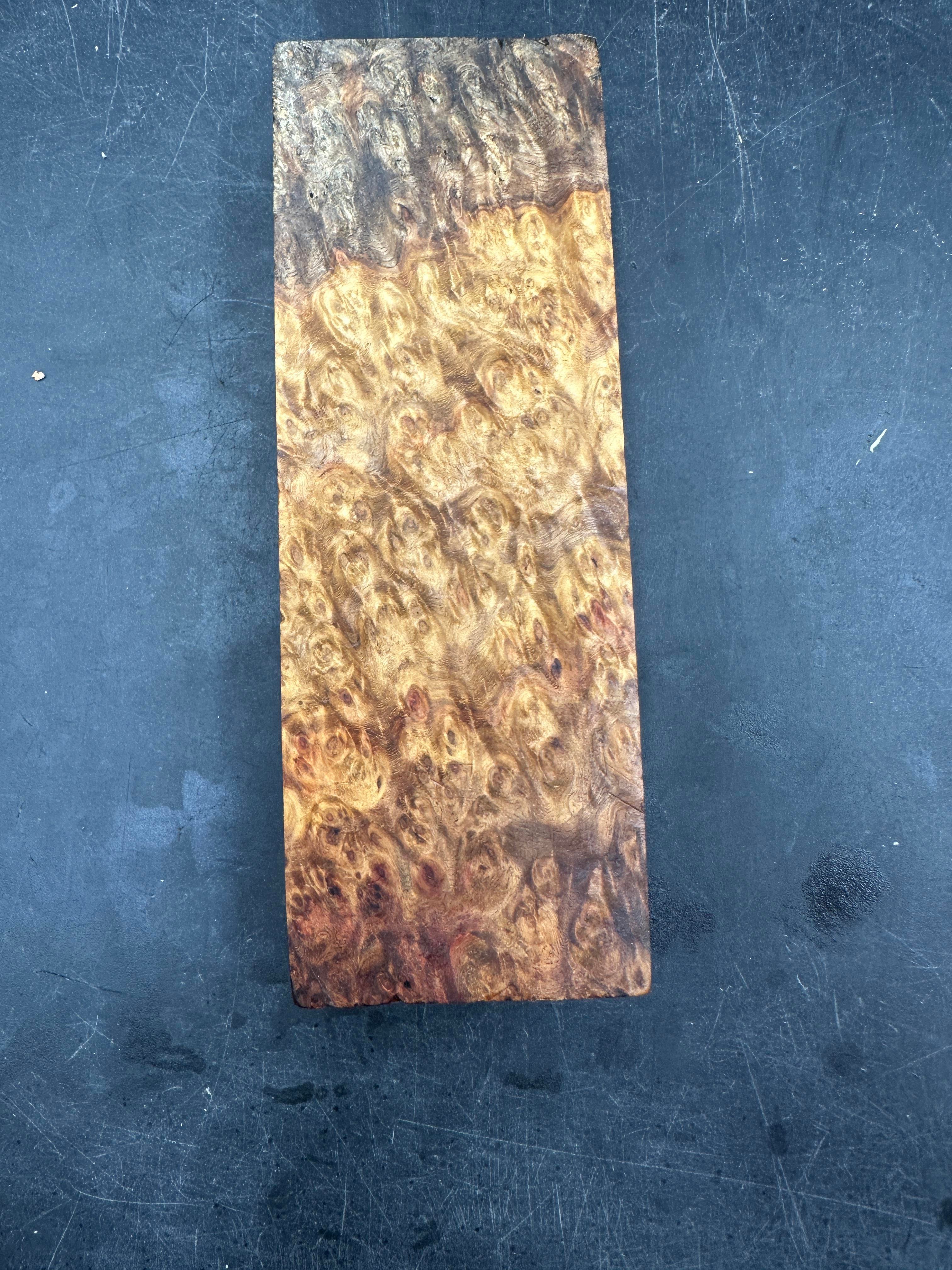 1. Kalite Amboyna Blok Kabze