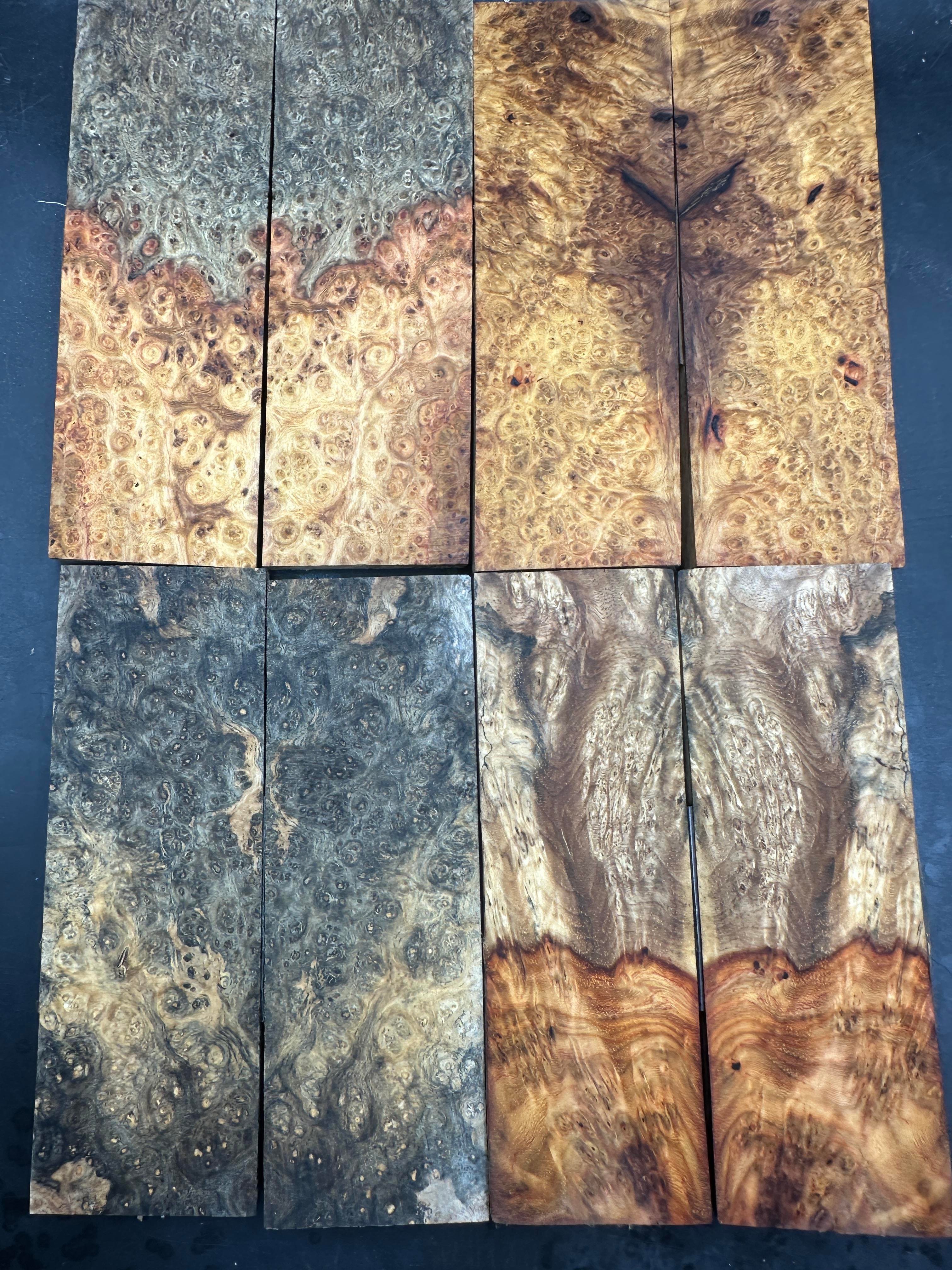 1. Kalite Amboyna Kapak Kabze