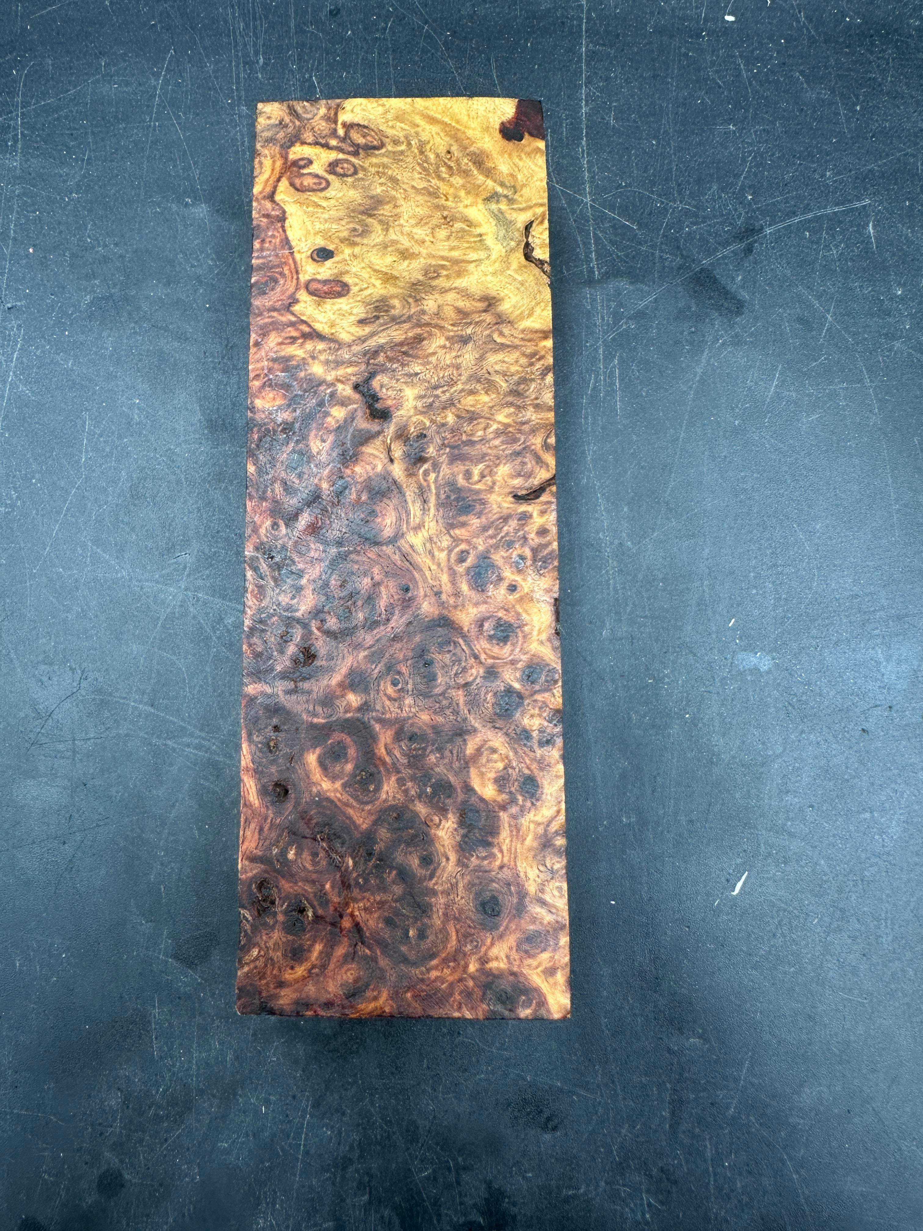 1. Kalite Amboyna Blok Kabze