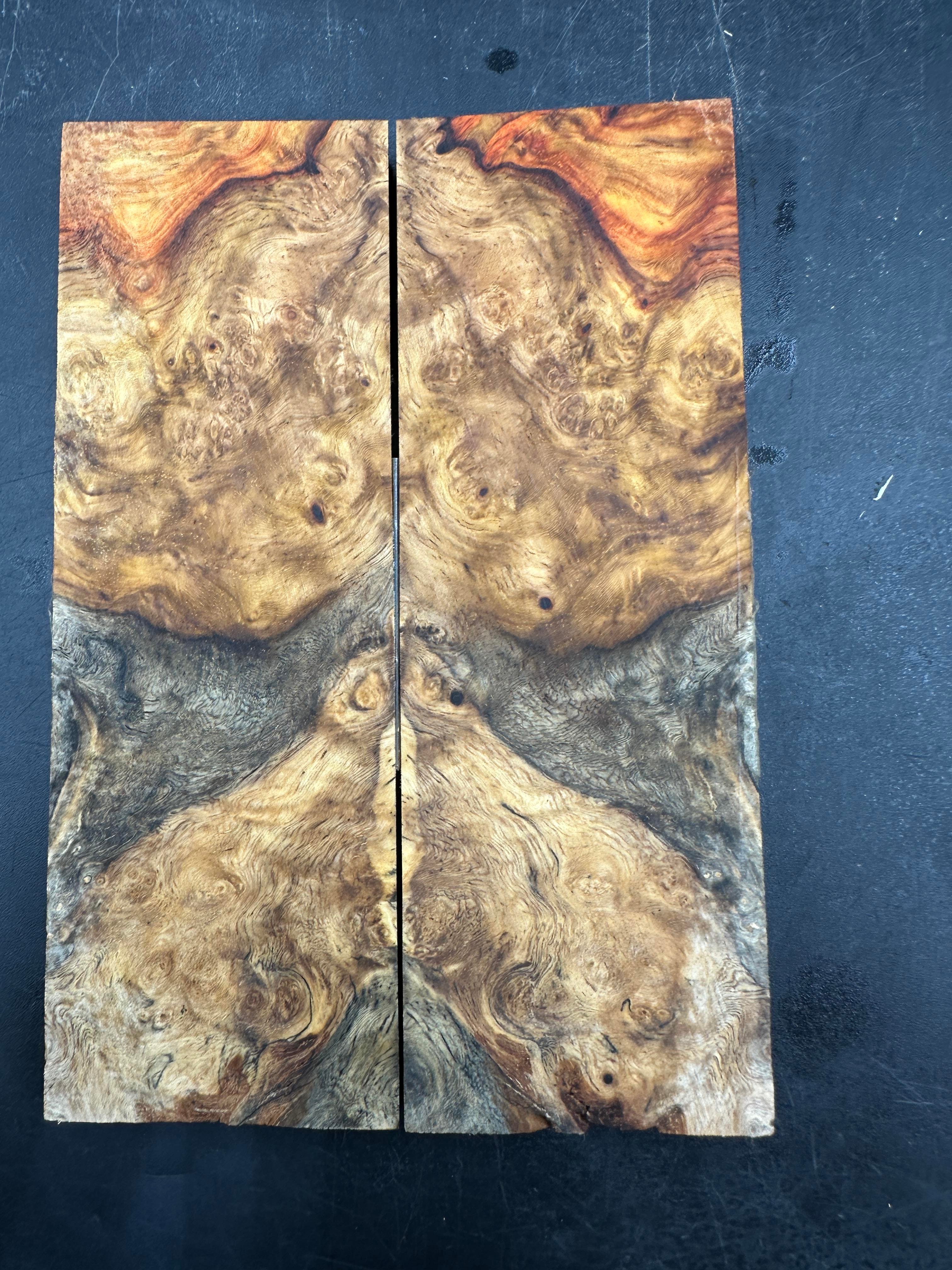 2. Kalite Amboyna Kapak Kabze