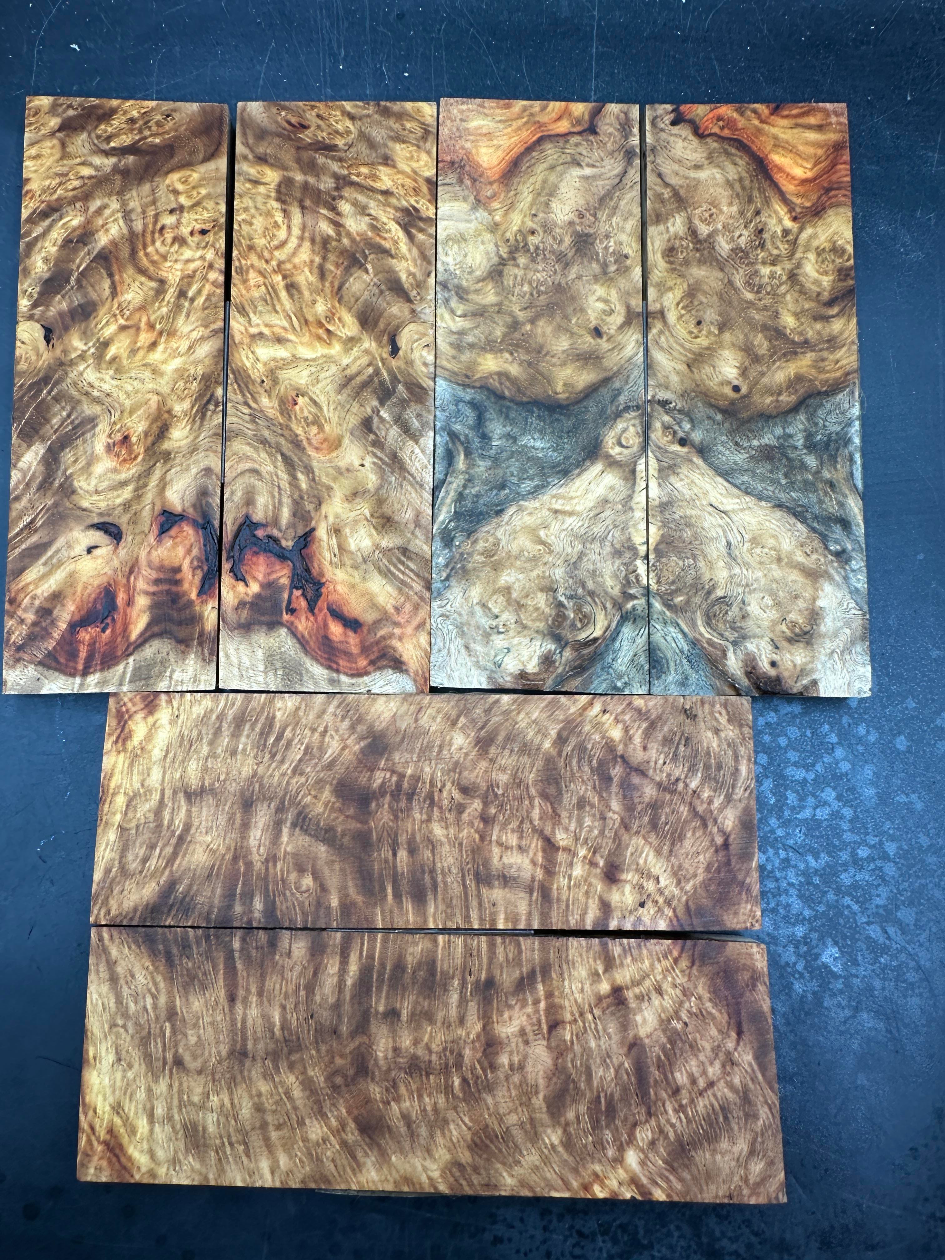 2. Kalite Amboyna Kapak Kabze