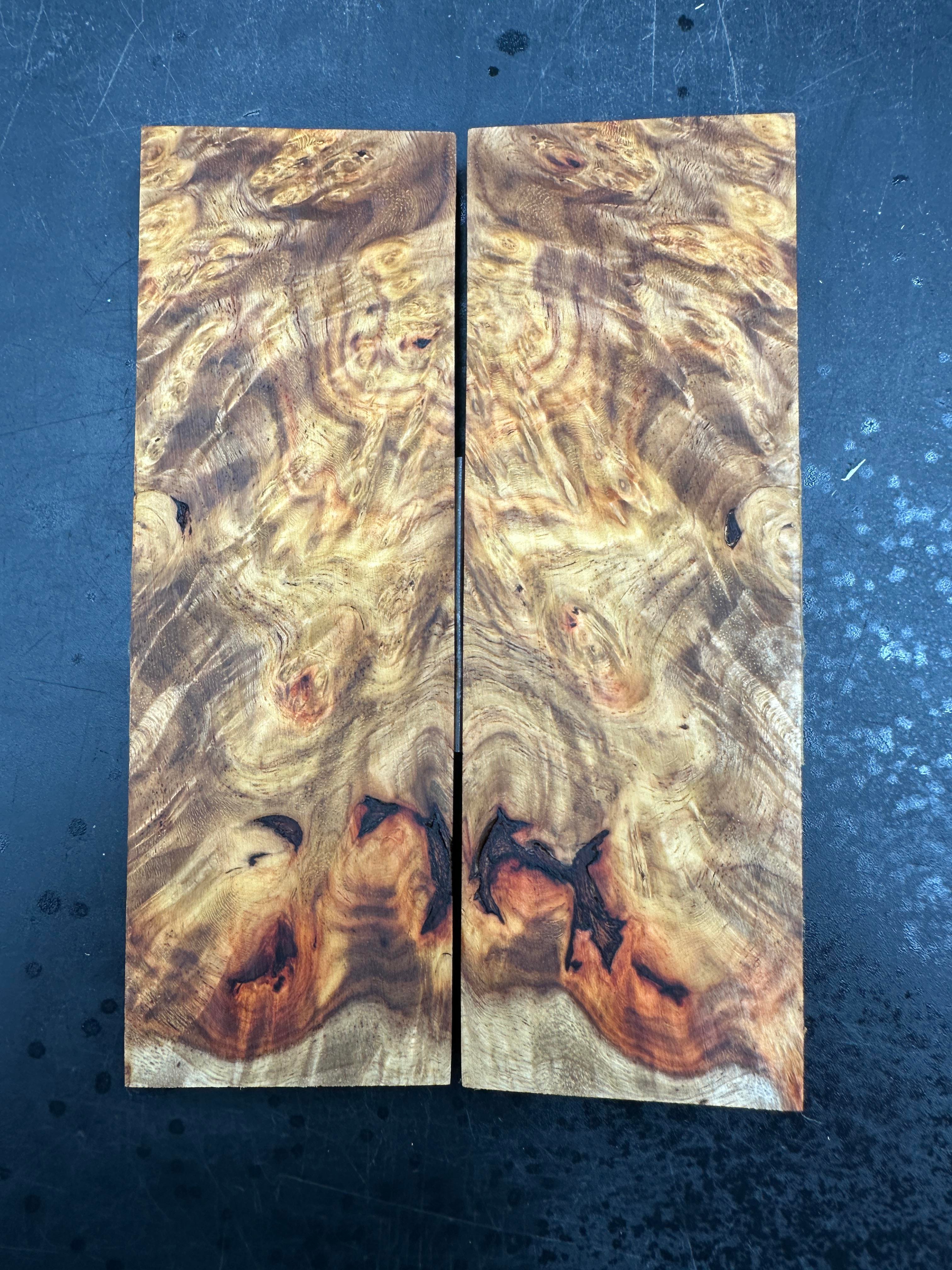 2. Kalite Amboyna Kapak Kabze