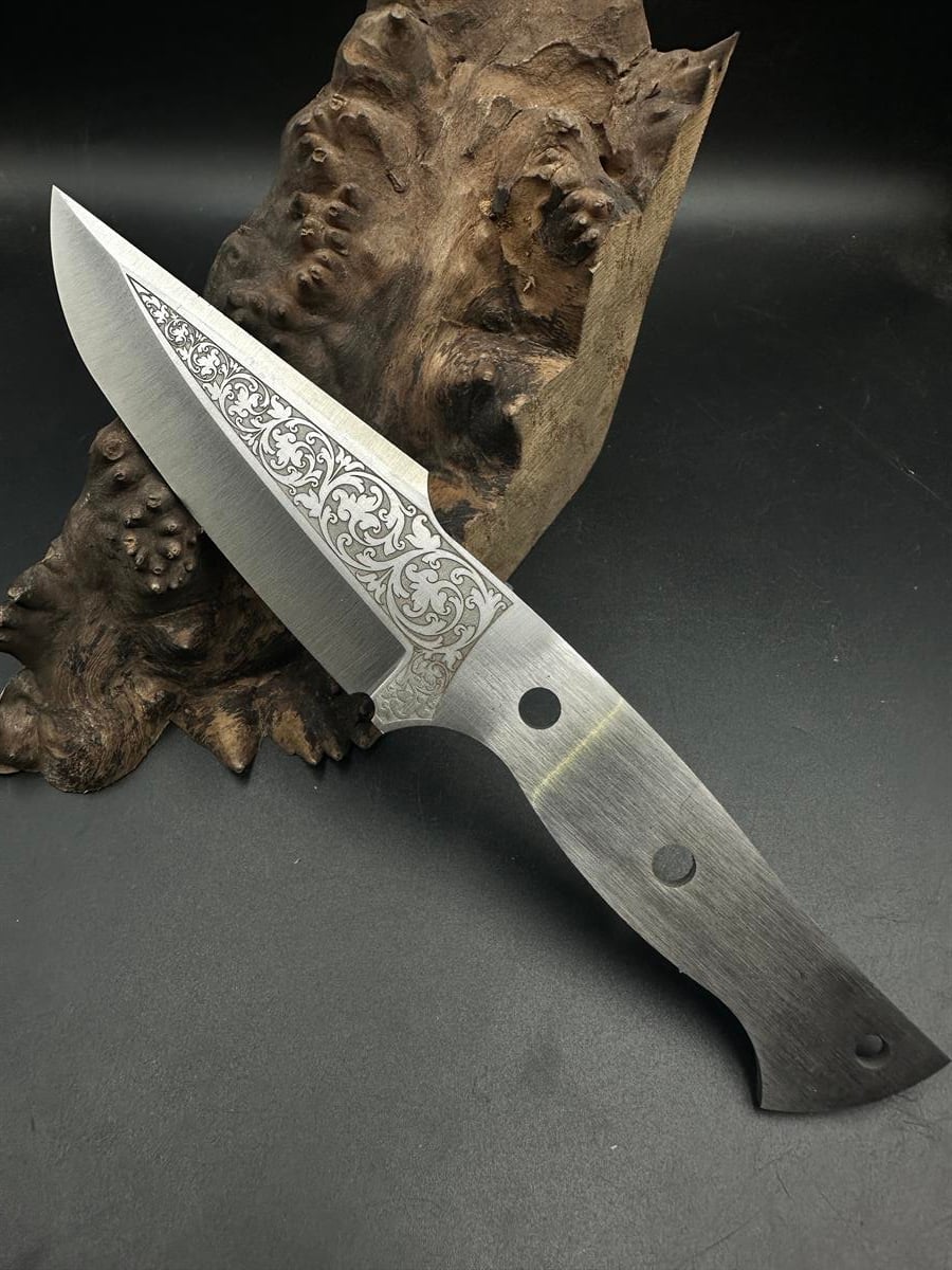 İşlemeli Av-Kamp Bıçağı Profili - 01