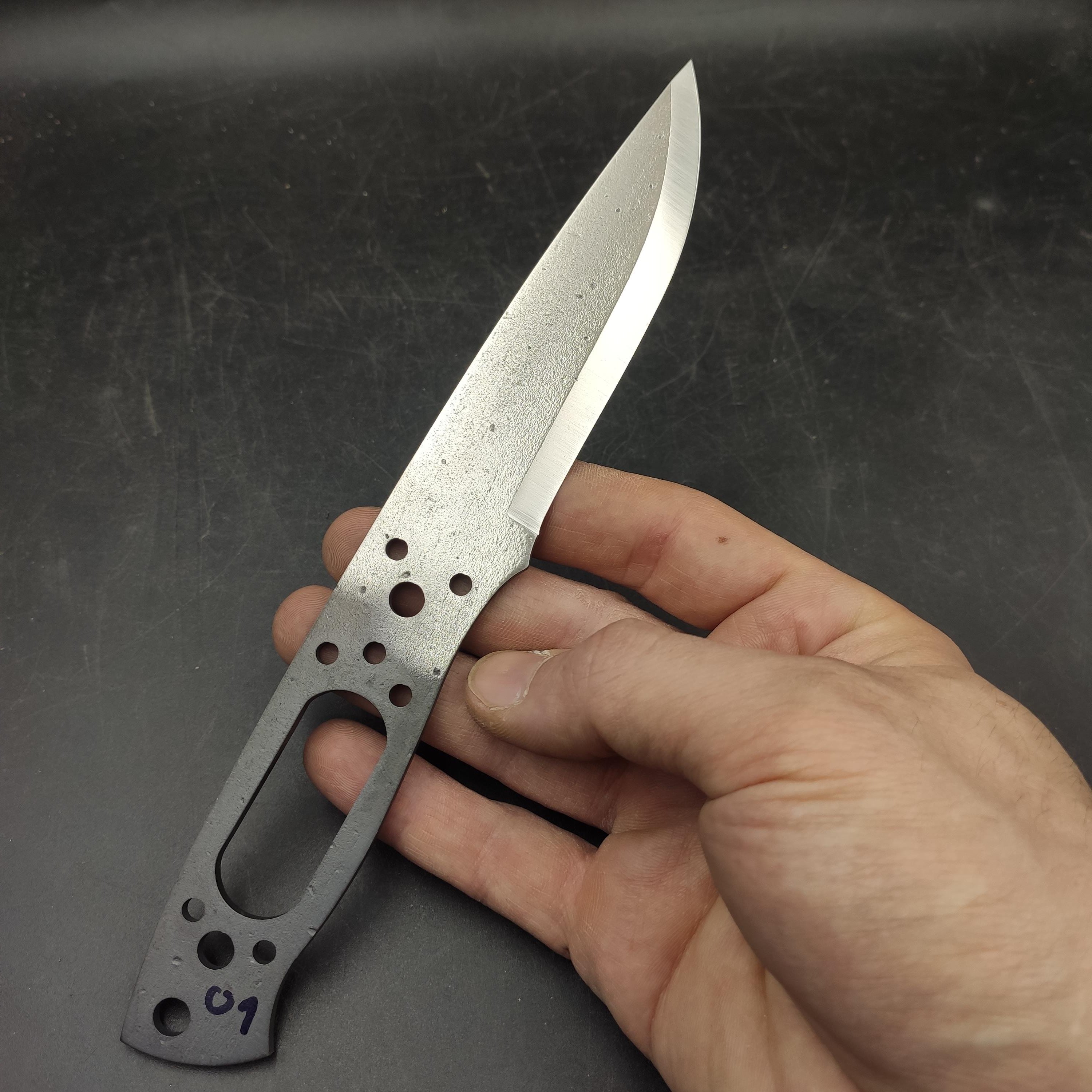 Sleipner Çelik Scandi Bushcraft Bıçak Profili - 01