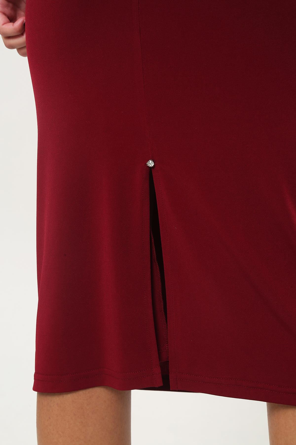 Bordeux Cotton Lycra Tango Dress Beatrix