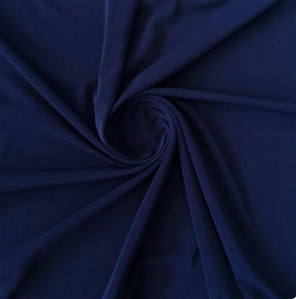 Dark Blue Cotton Lycra