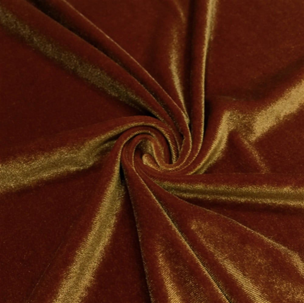 Ginger Lycra Silk Velvet kk