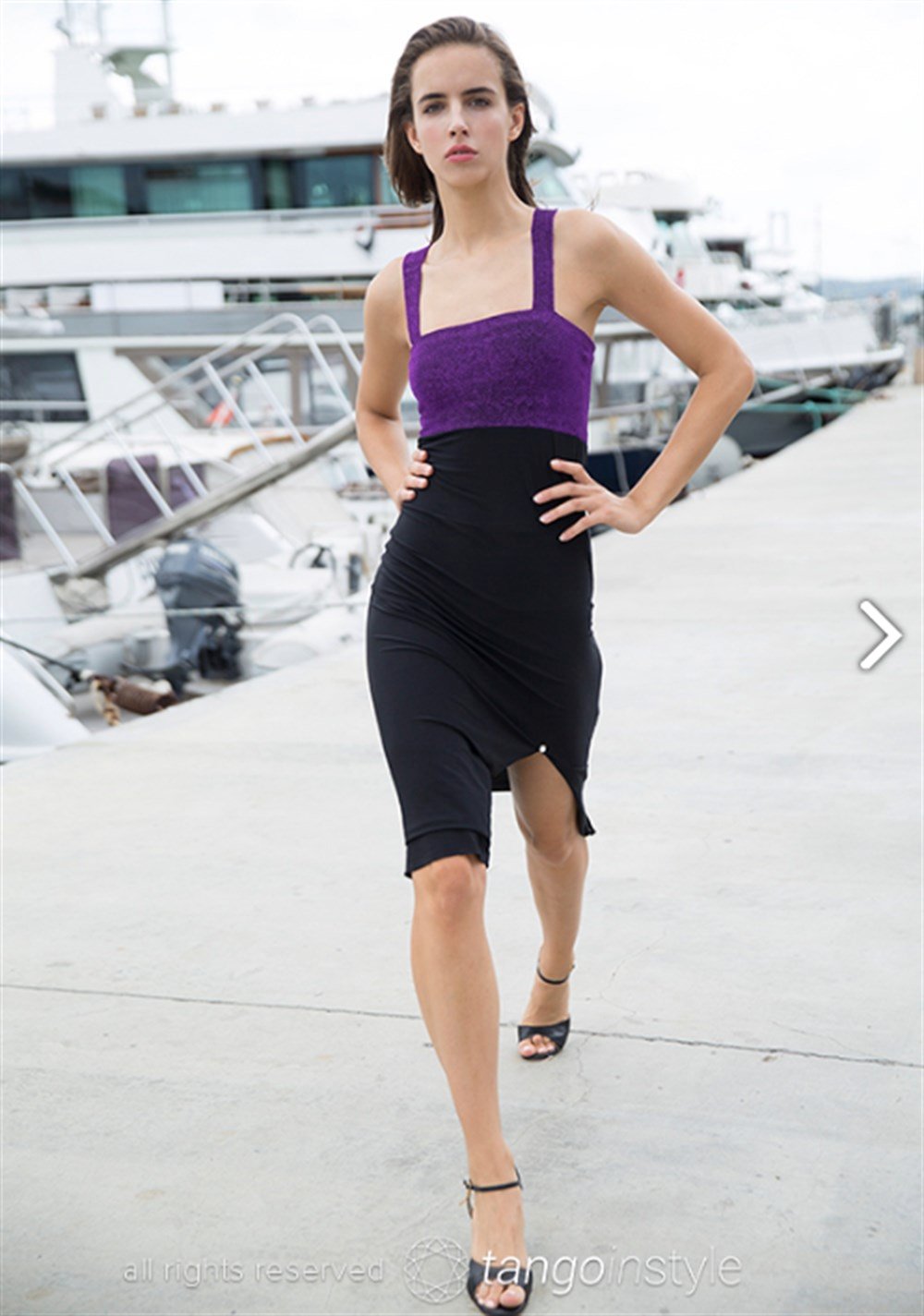 Kalın Askılı Elbise 