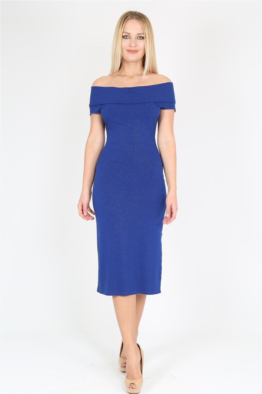 Omuzlar Açık Elbise Grace