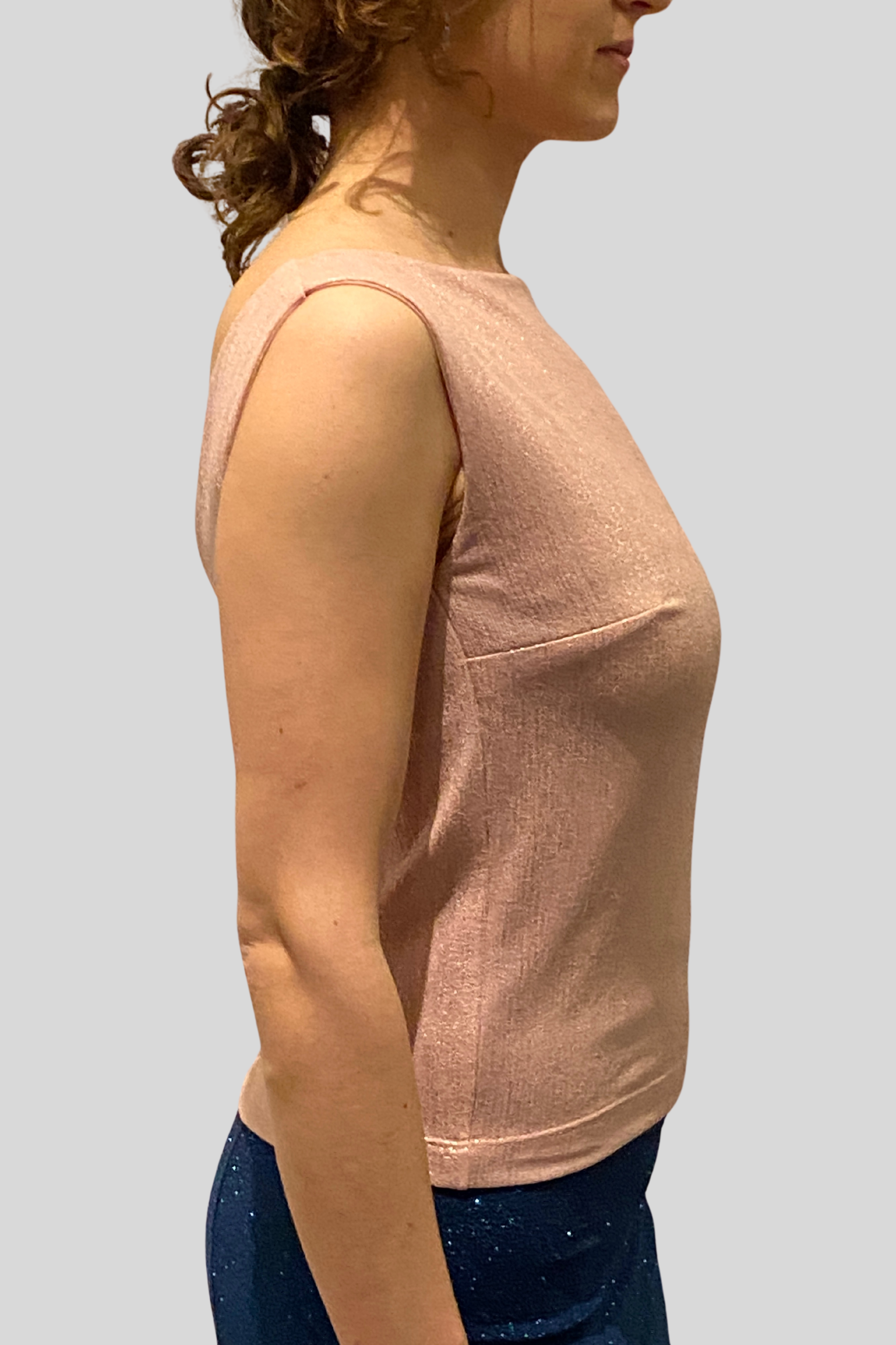 Powder Color Shiny Tango Top  No3