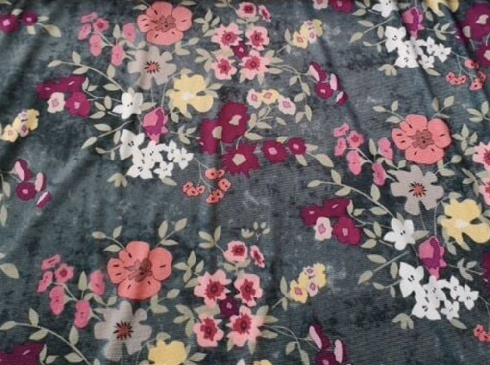 Printed Lycra Velvet - 11