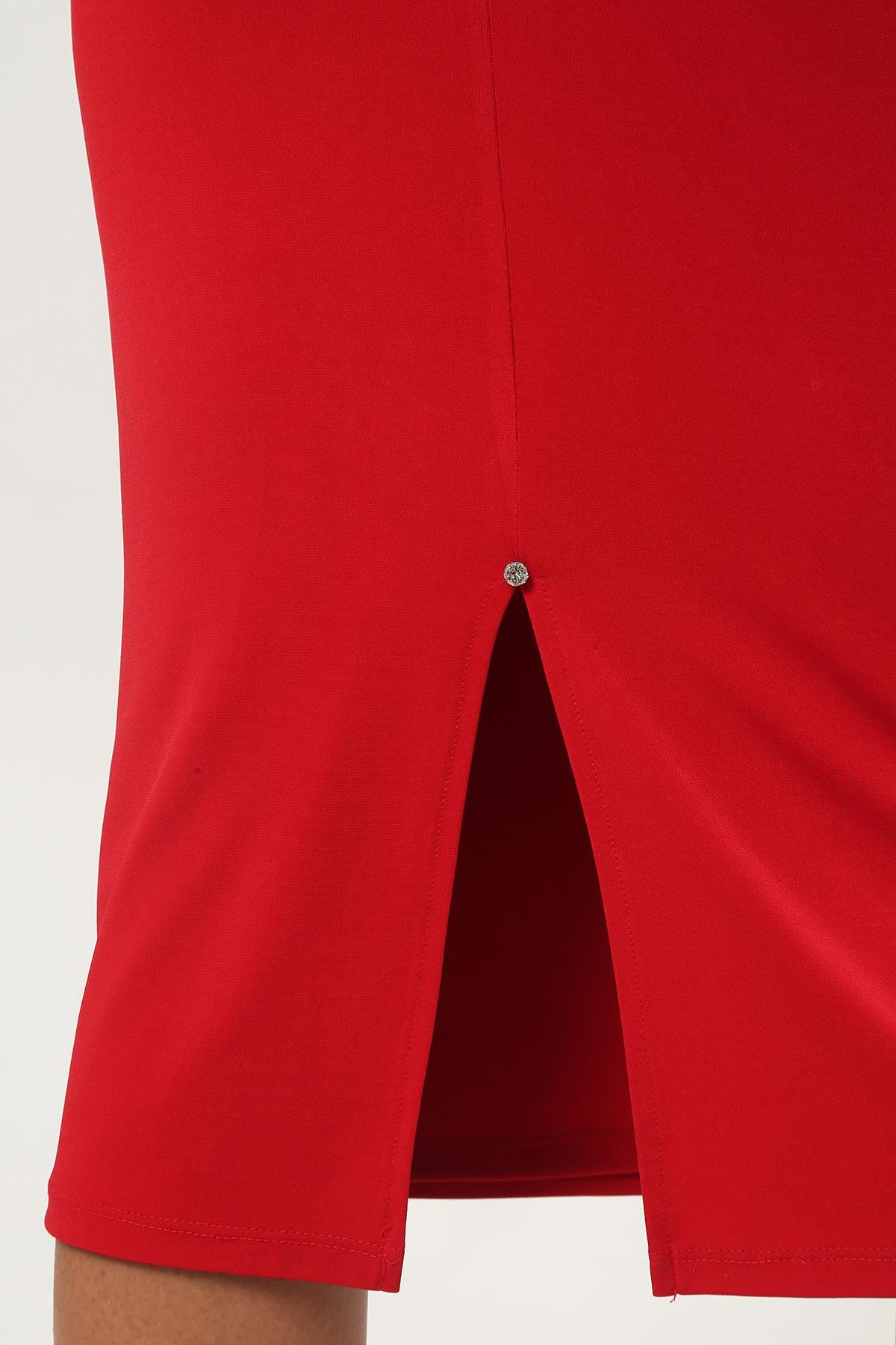 Red Cotton Lycra Tango Dress Beatrix