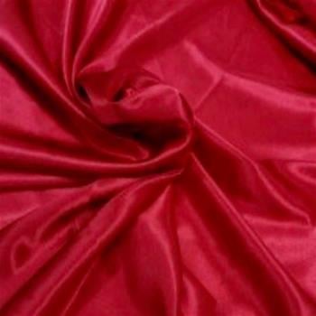 Red Lycra Silk Satin