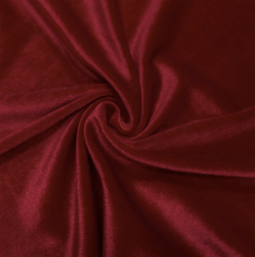 Red Lycra Silk Velvet kk