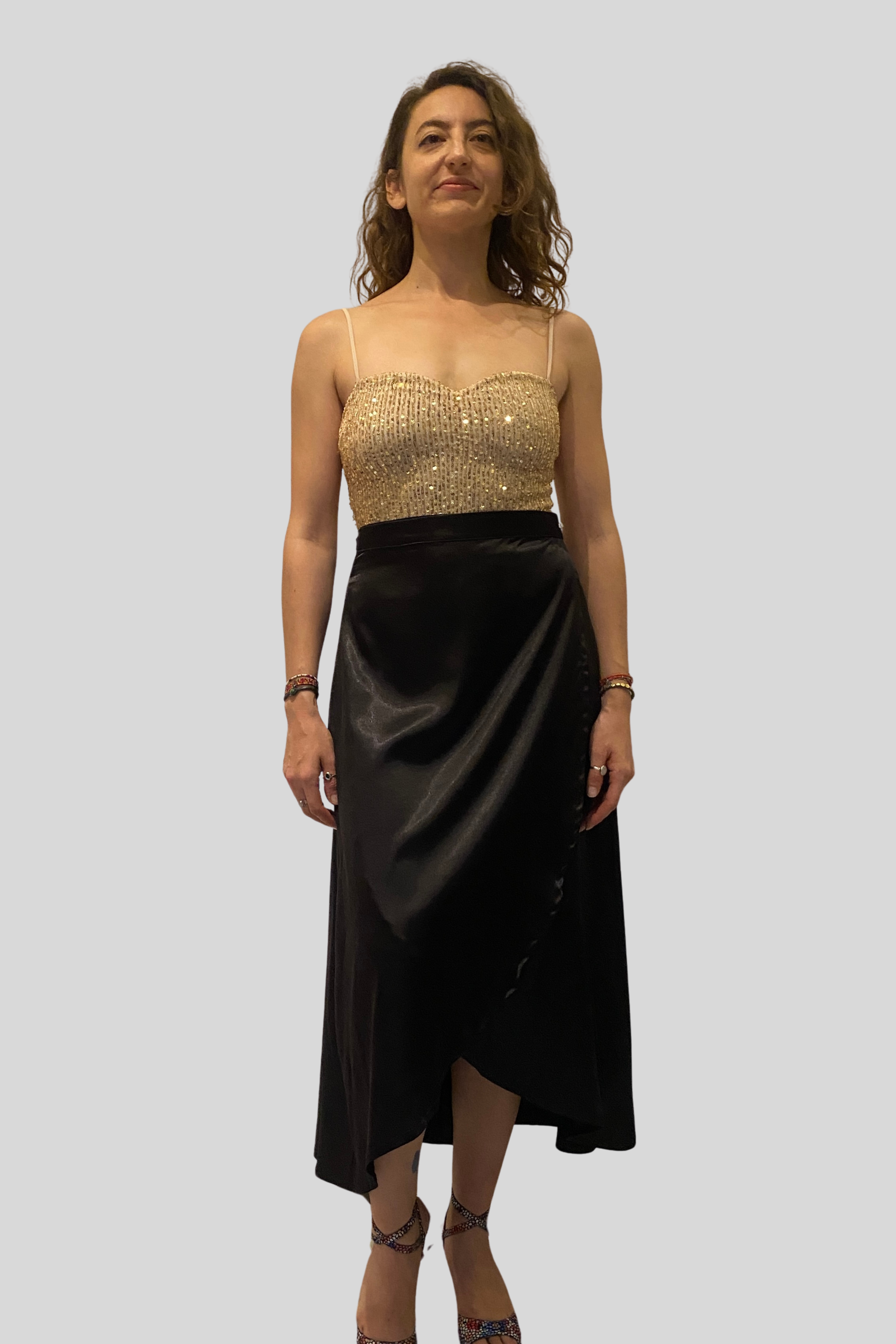 Sequin Tango Top with BodySuit Sweetheart