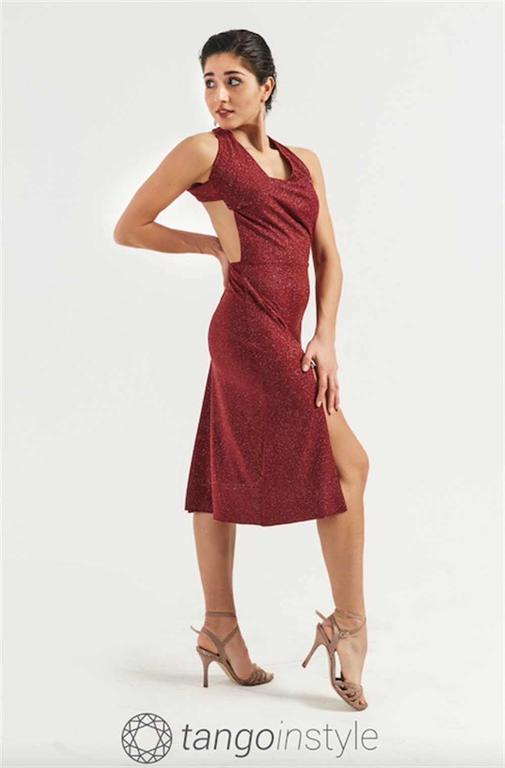 Sırtı Açık Tango Elbise CrossBack