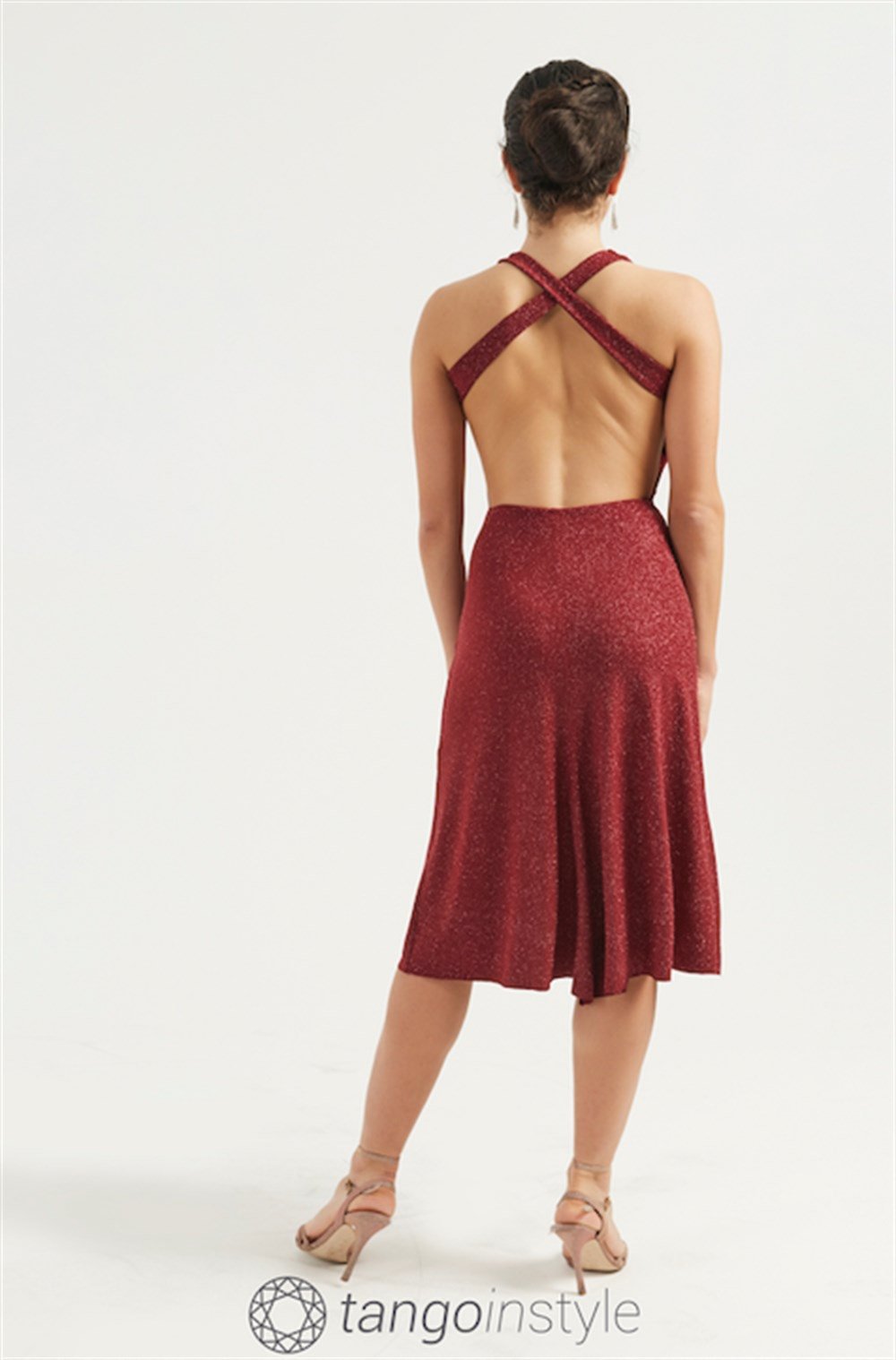 Sırtı Açık Tango Elbise CrossBack