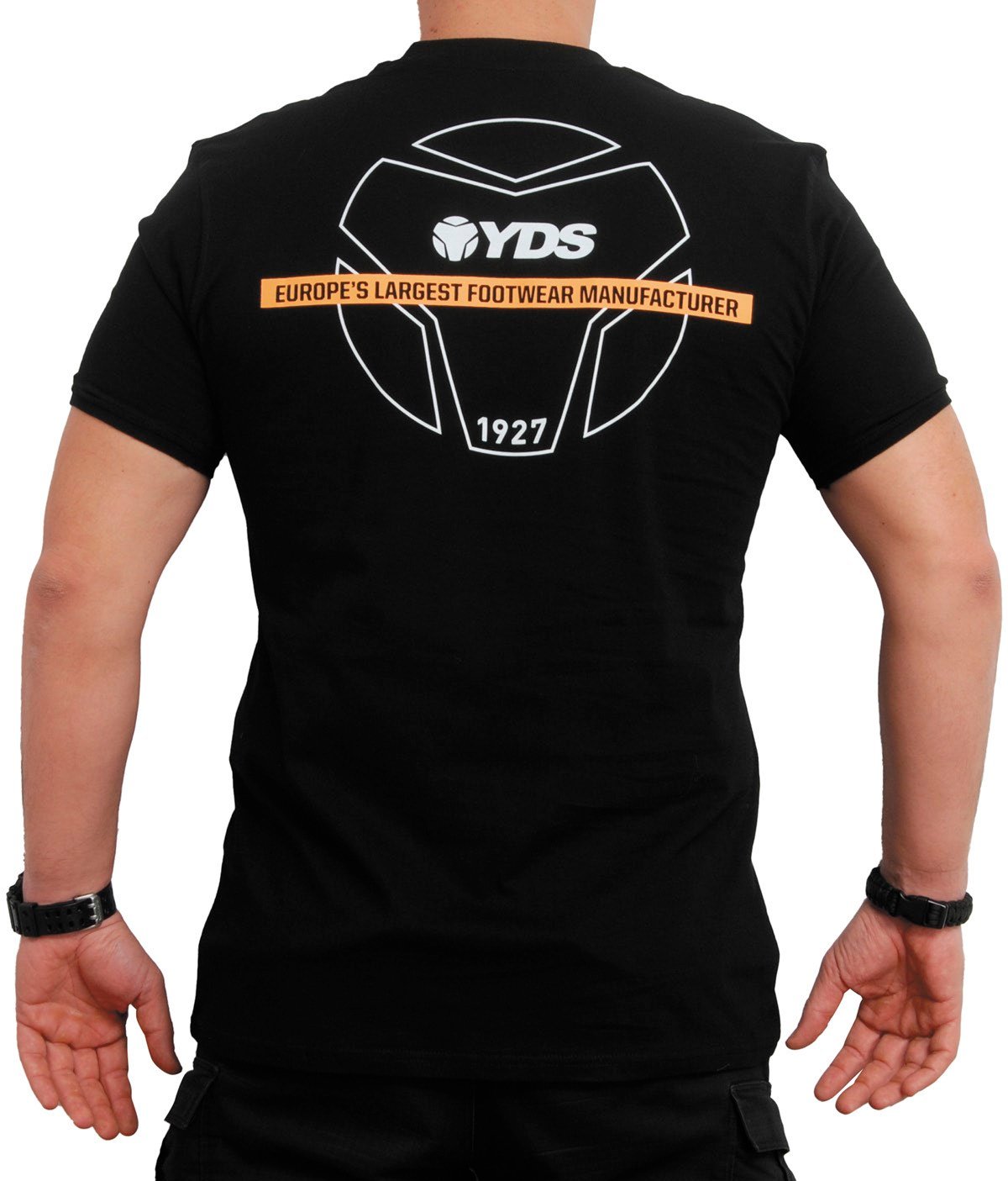 YDS BASIC TSHIRT (LOGO BASKILI) -SİYAH