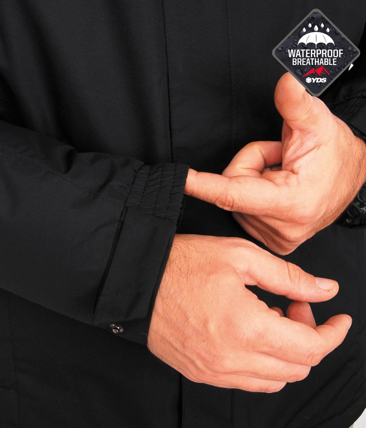 YDS BLACK LOGAN JACKET -SİYAH