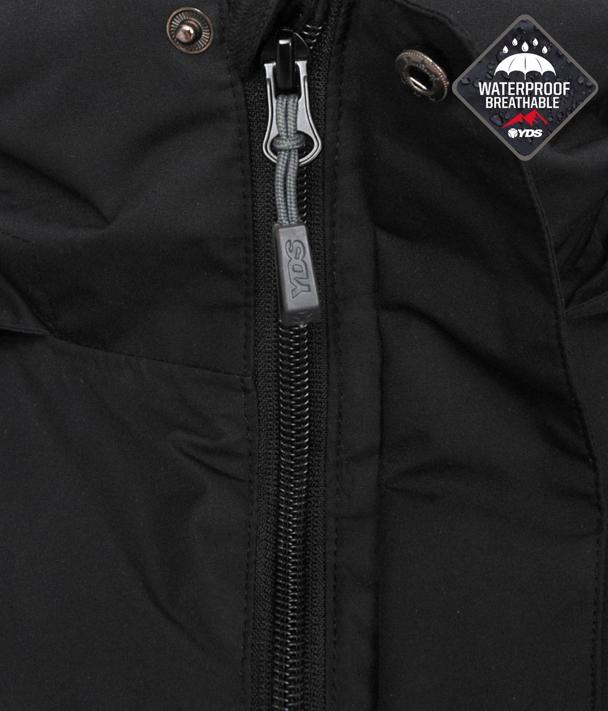 YDS BLACK LOGAN JACKET -SİYAH