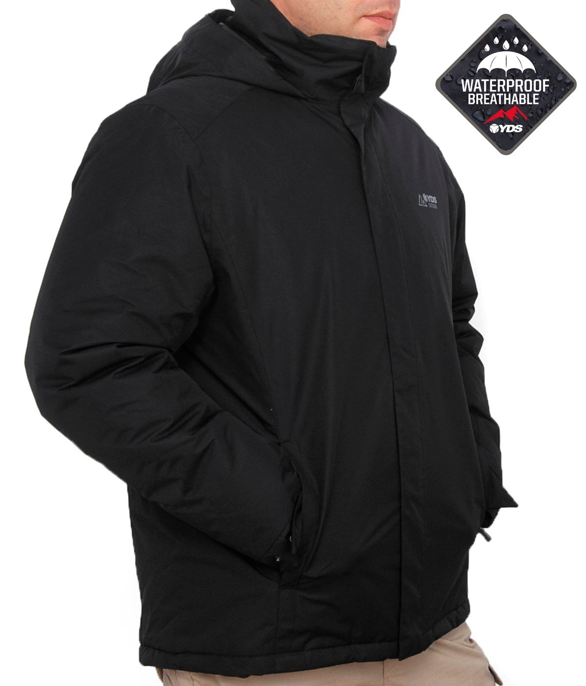 YDS BLACK LOGAN JACKET -SİYAH