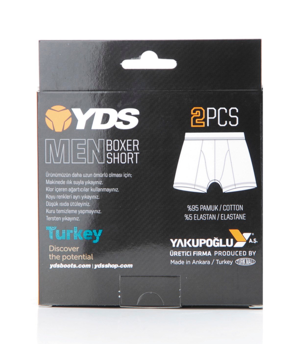 YDS BOXER KUTU(2'Lİ) -SİYAH
