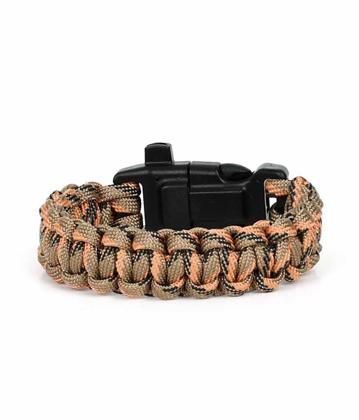 YDS FUNCTIONAL PARACORD/BİLEKLİK -BEJ TURUNCU KAMUFLAJ