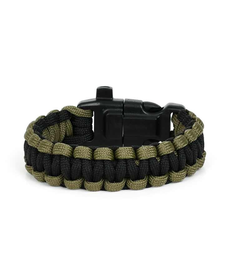 YDS FUNCTIONAL PARACORD/BİLEKLİK -HAKİ SİYAH