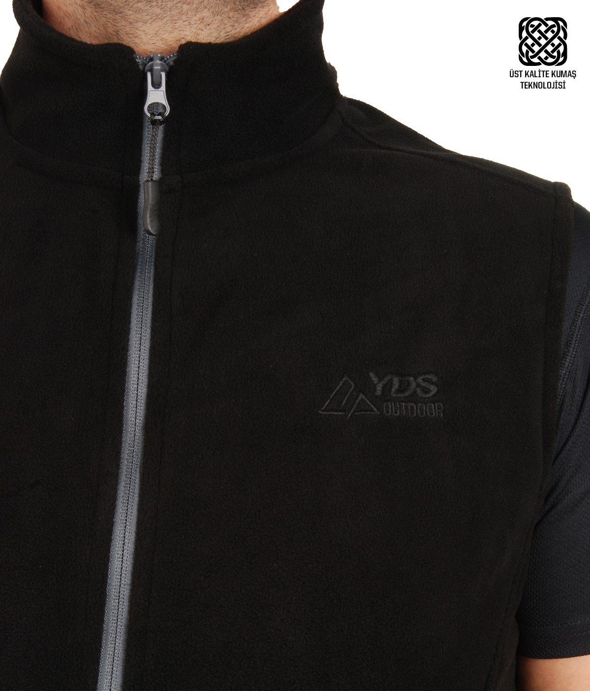 YDS POLAR YELEK -SİYAH