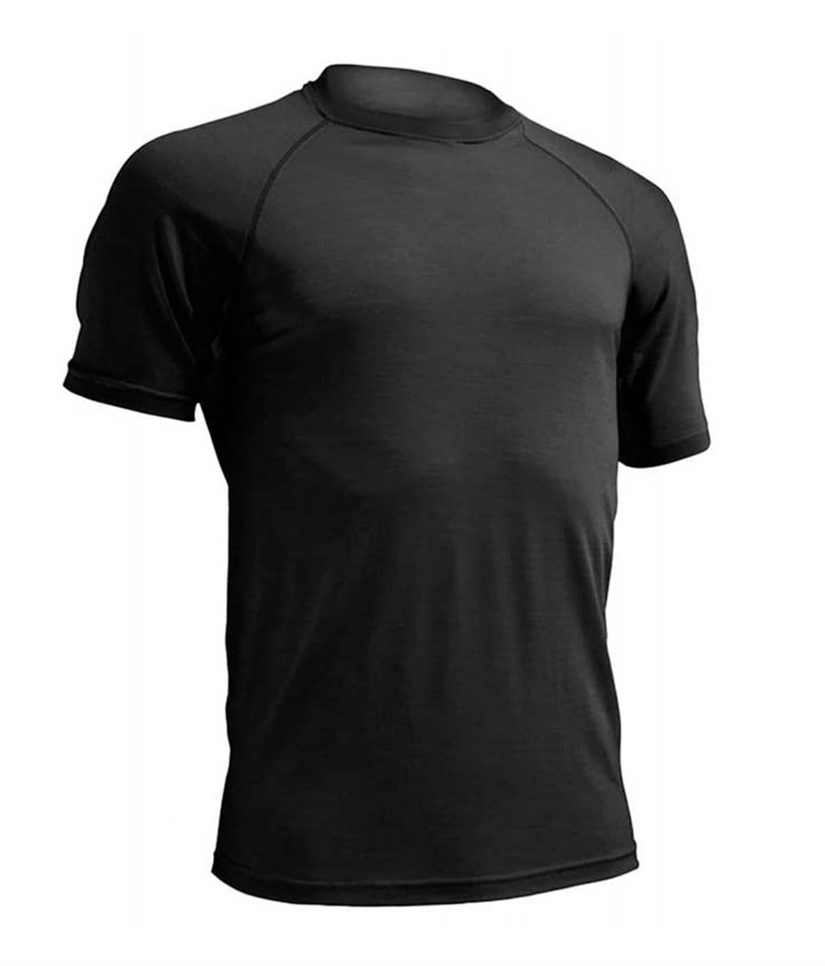 YDS QUIDO YÜN T-SHIRT S YAKA -SİYAH