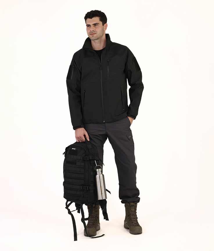 YDS TACTICAL OUTDOOR SIRT ÇANTASI (40L) -SİYAH