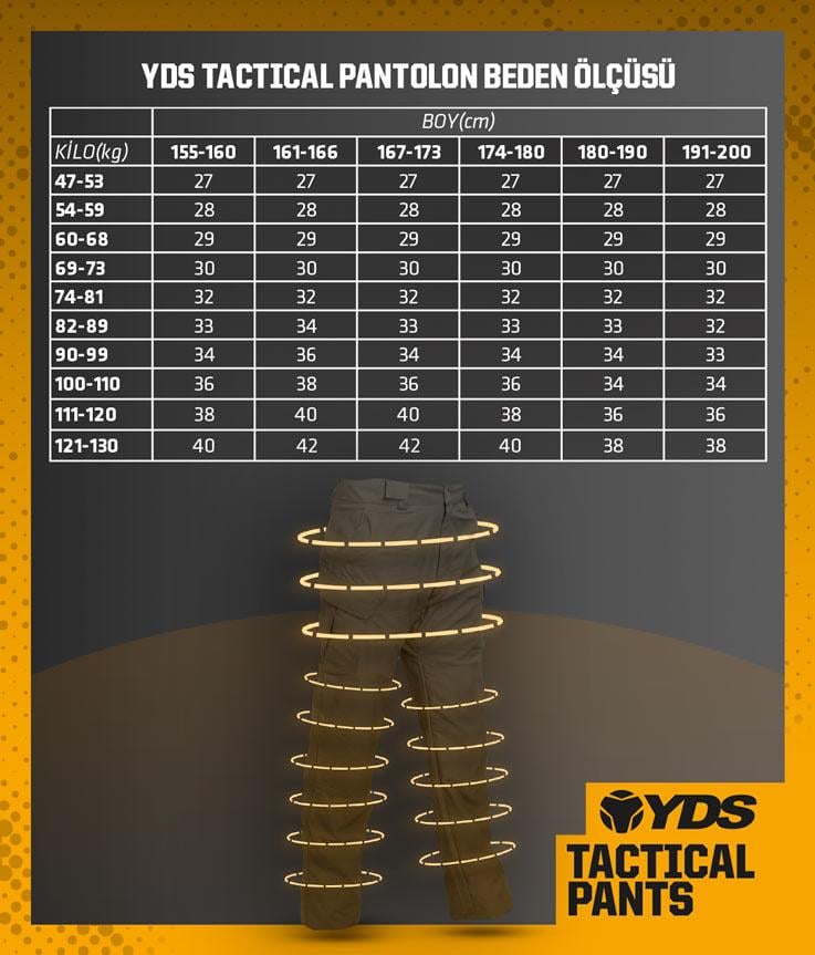 YDS TACTICAL PANTOLON -AÇIK BEJ