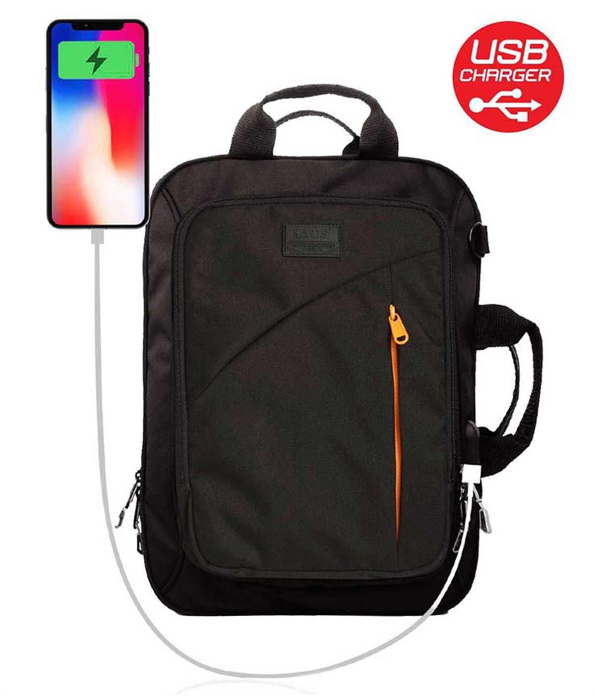 YDS TRAVEL ÇANTA USB -SİYAH