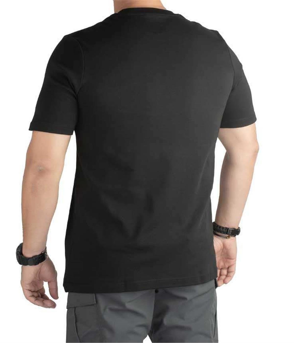 YDS TRAVEL T-SHIRT KISA KOL -SİYAH