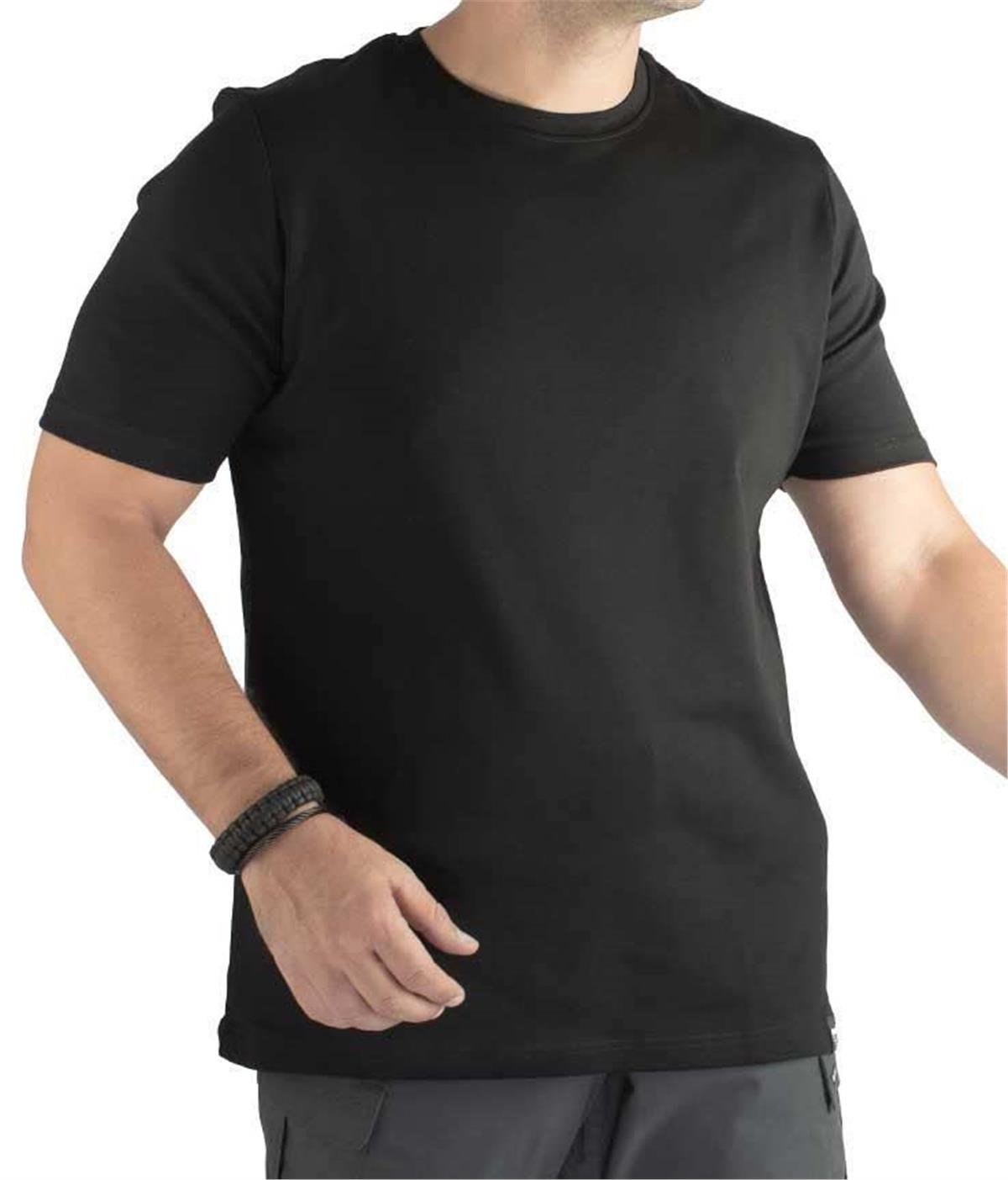 YDS TRAVEL T-SHIRT KISA KOL -SİYAH